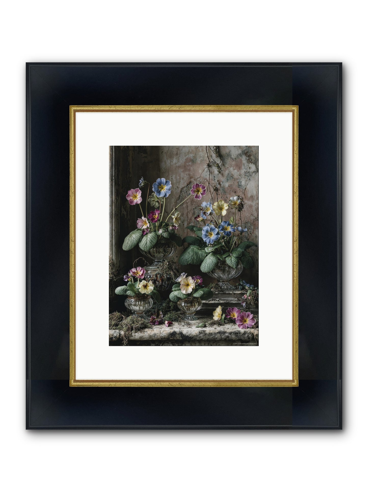 The Sun's Secret Memoirs Framed Print - Wide Black w/Gold 9x12