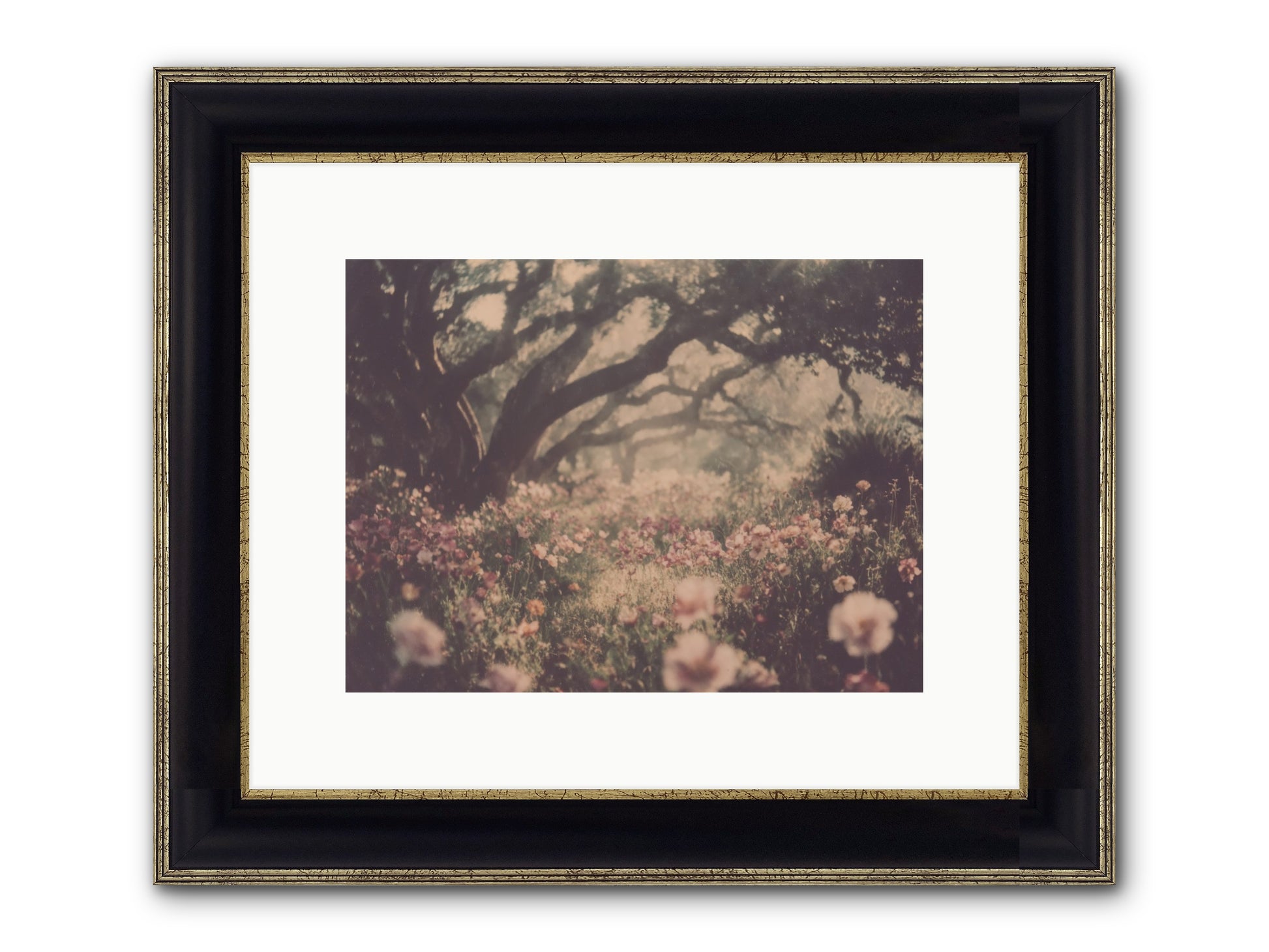 The Sweet Detour Framed Print - Black & Gold 12x9