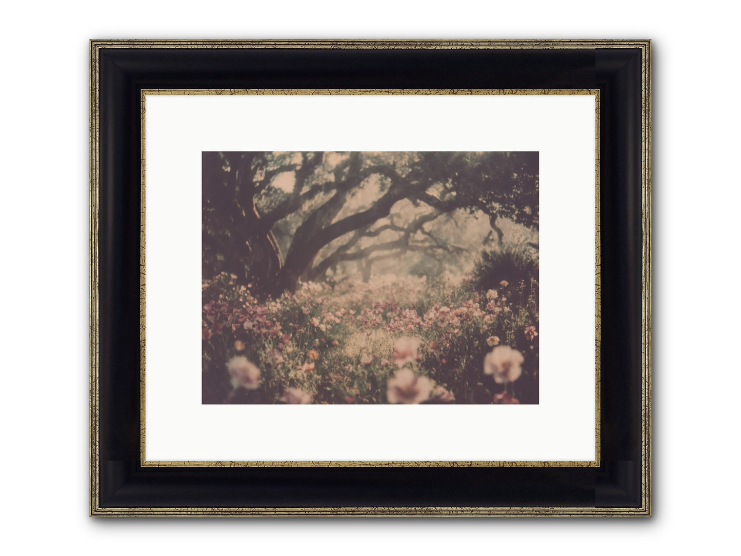The Sweet Detour Framed Print - Black & Gold 12x9