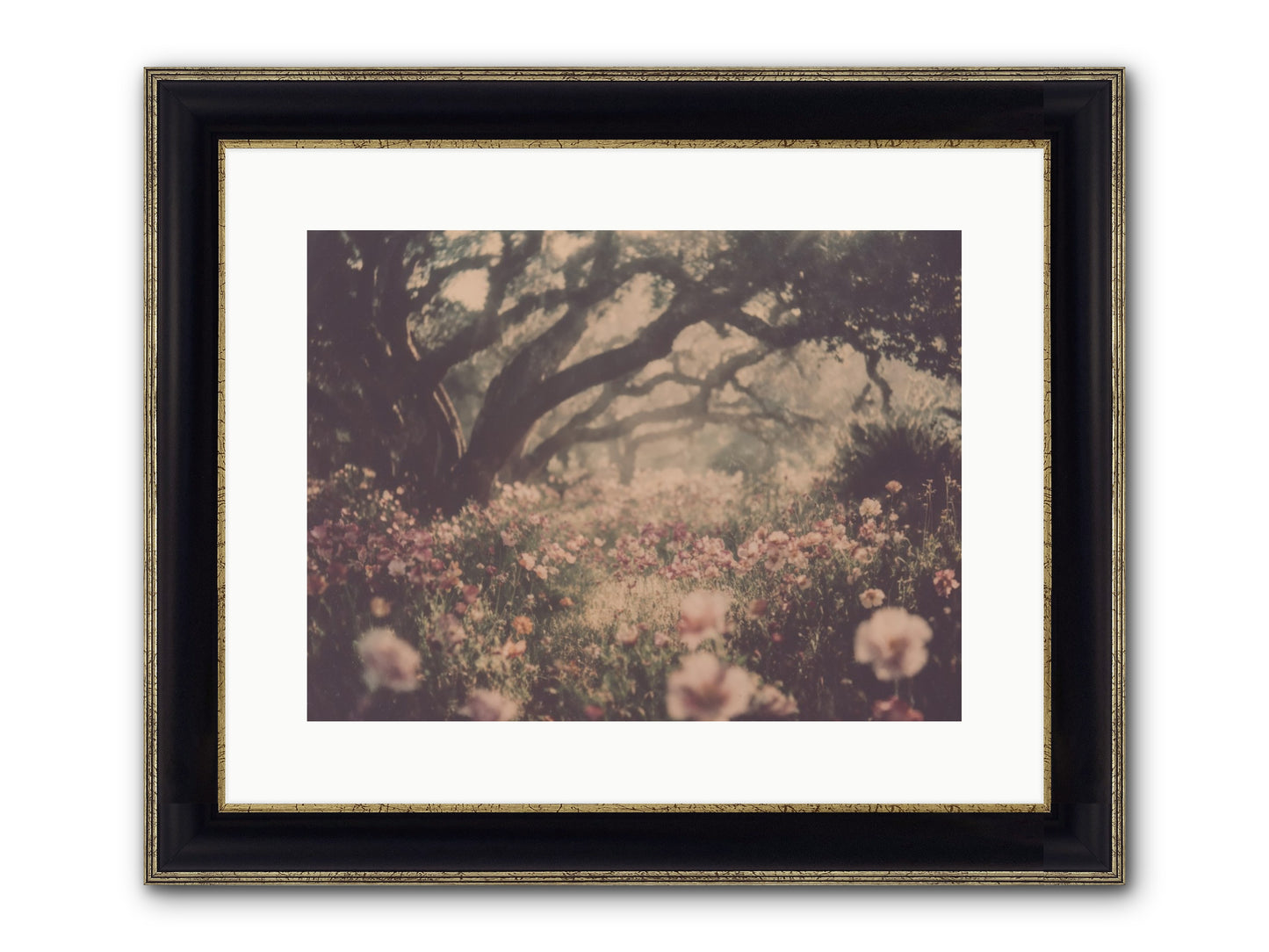 The Sweet Detour Framed Print - Black & Gold 16x12