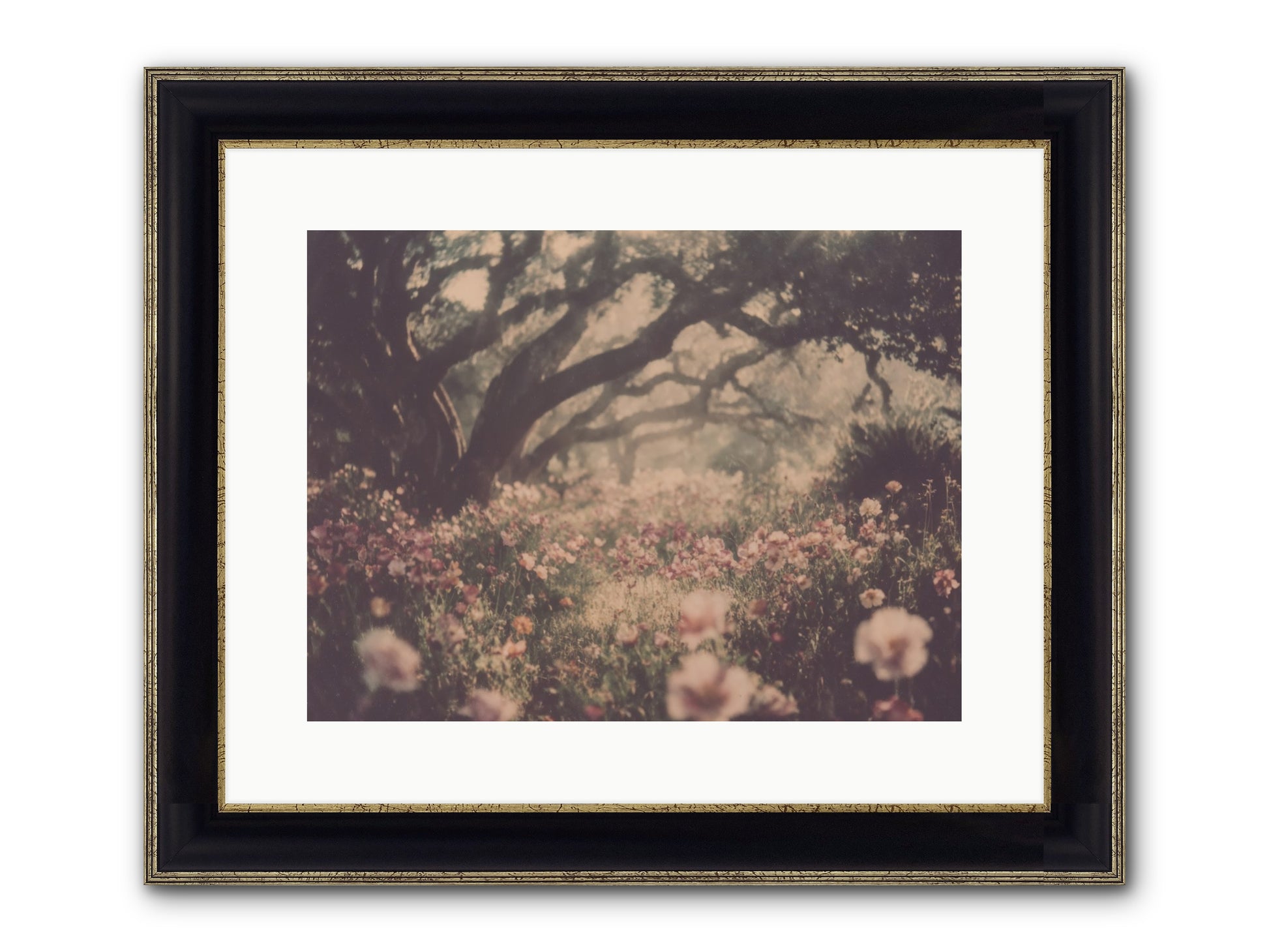 The Sweet Detour Framed Print - Black & Gold 16x12