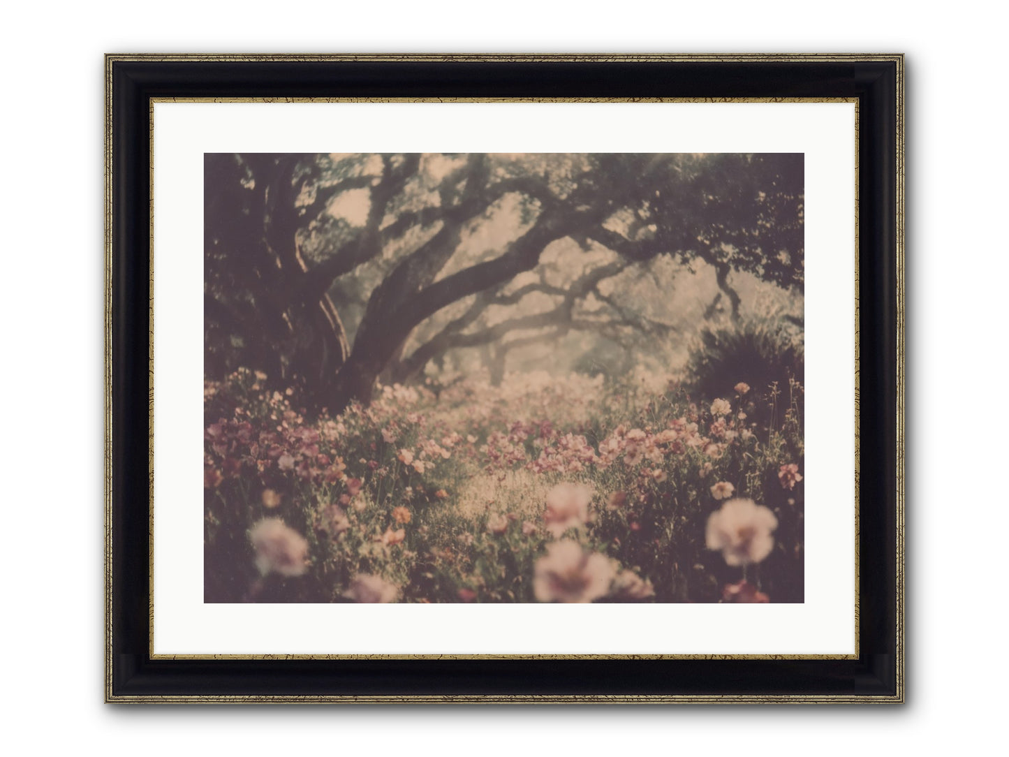 The Sweet Detour Framed Print - Black & Gold 24x18