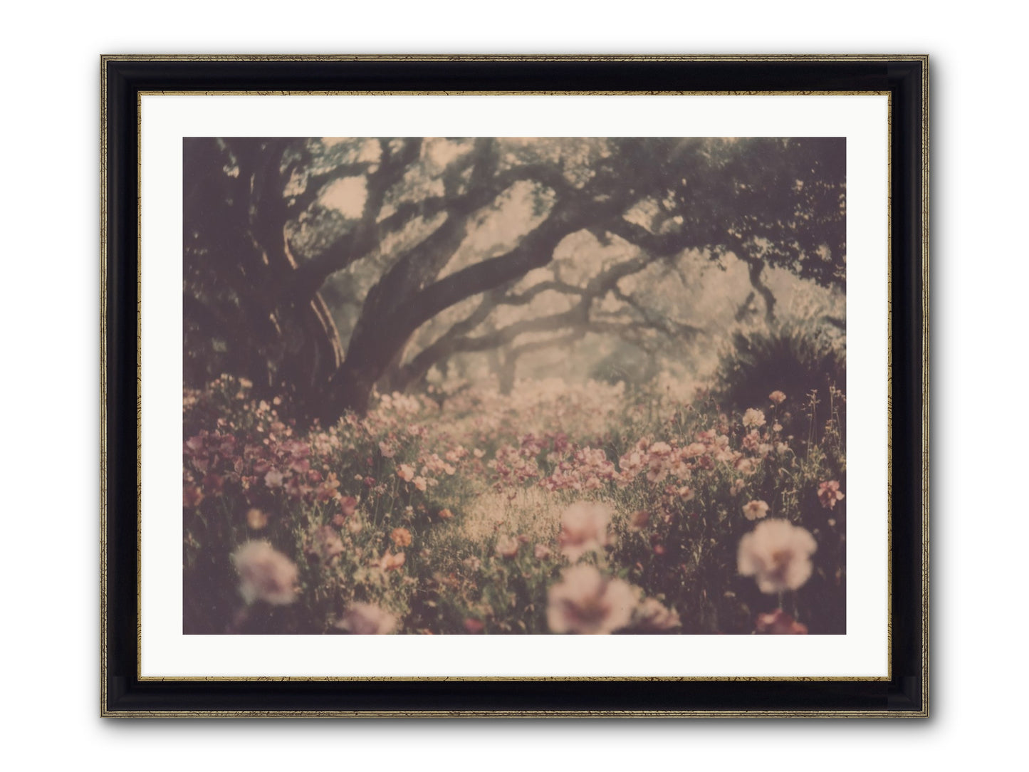 The Sweet Detour Framed Print - Black & Gold 32x24