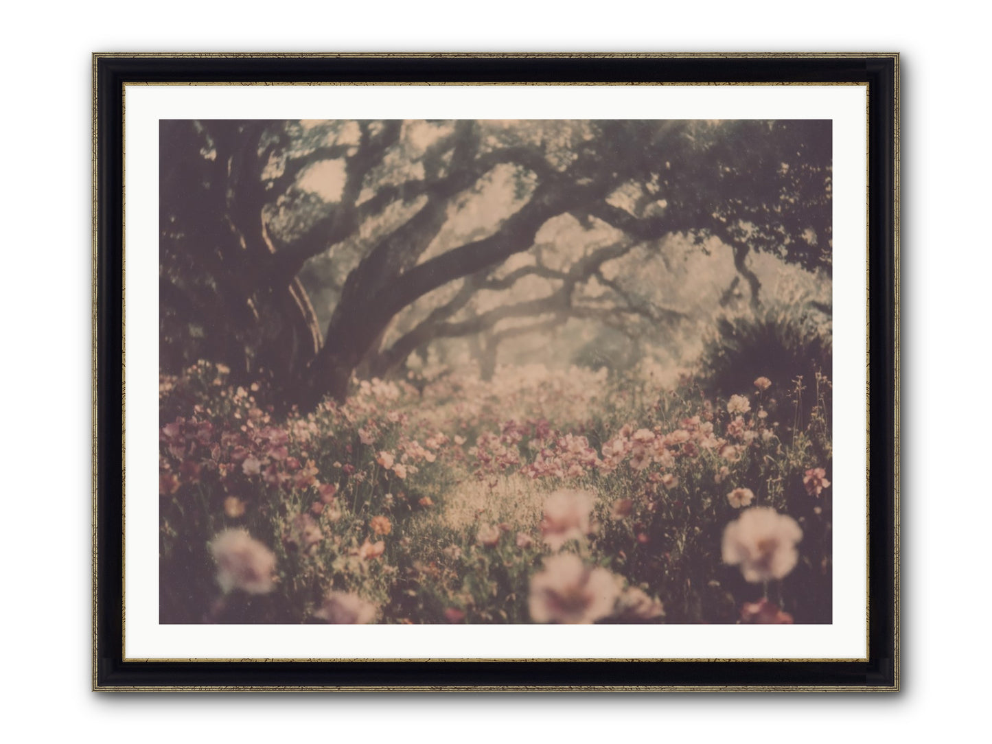 The Sweet Detour Framed Print - Black & Gold 40x30
