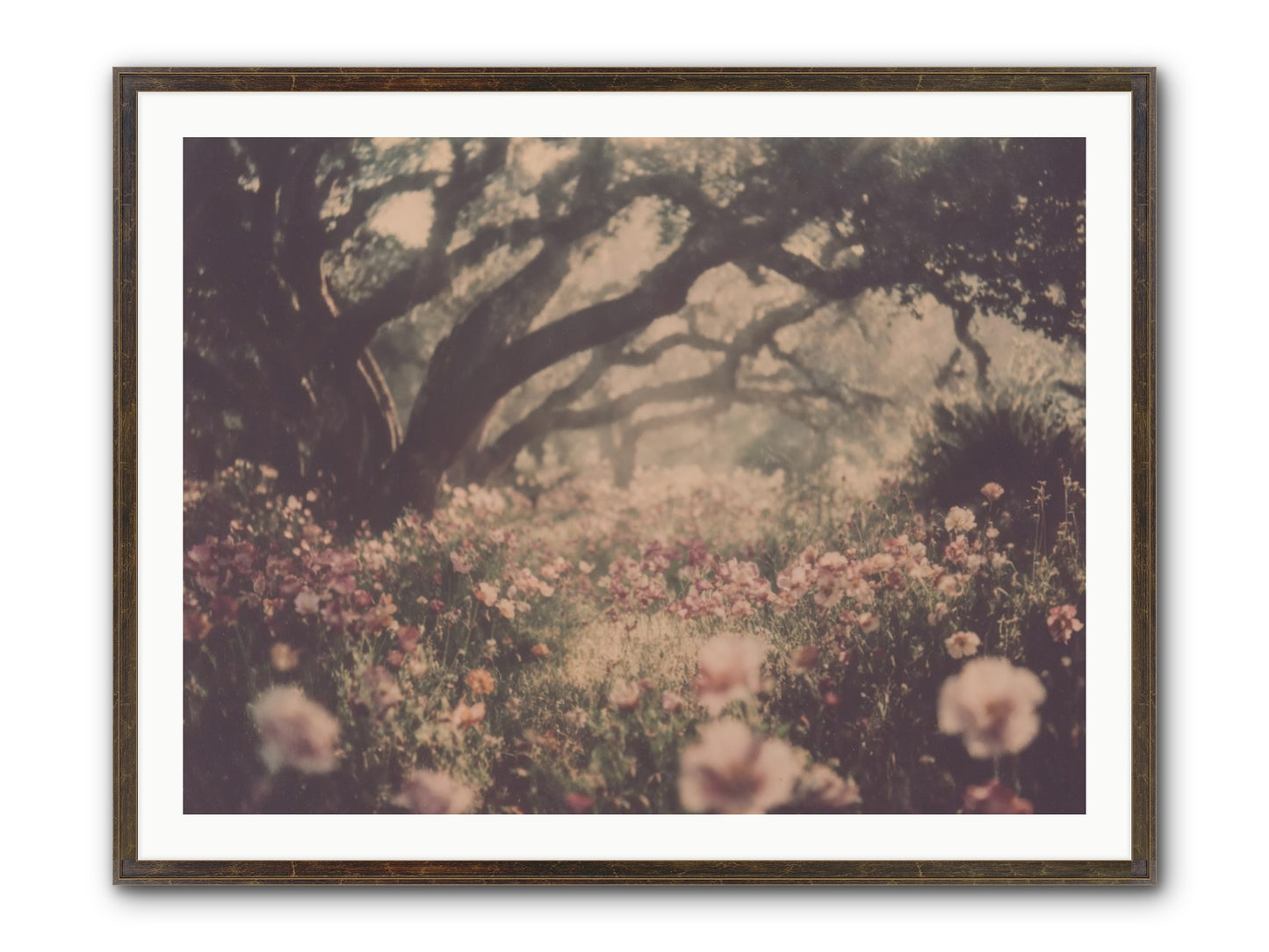 The Sweet Detour Framed Print - Slimwoods Black/Gold 40x30