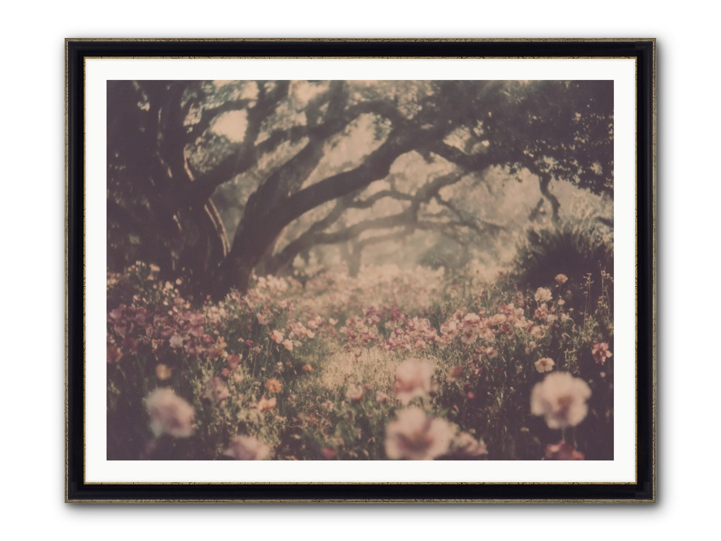 The Sweet Detour Framed Print - Black & Gold 48x36