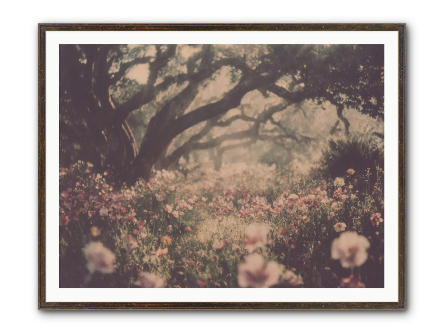 The Sweet Detour Framed Print - Slimwoods Black/Gold 48x36