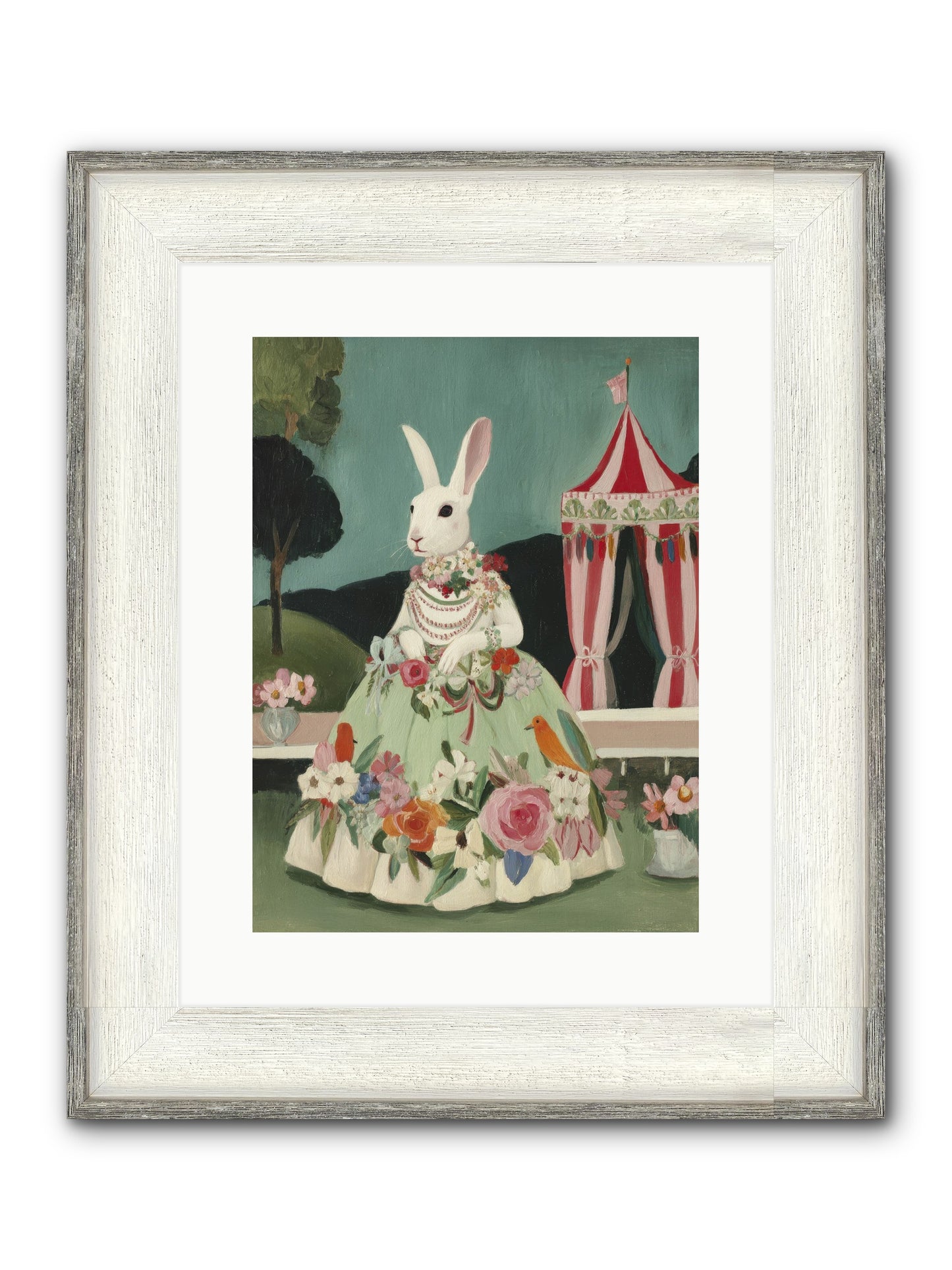 The Sweetest Reverie Framed Print - Driftwood White 12x16