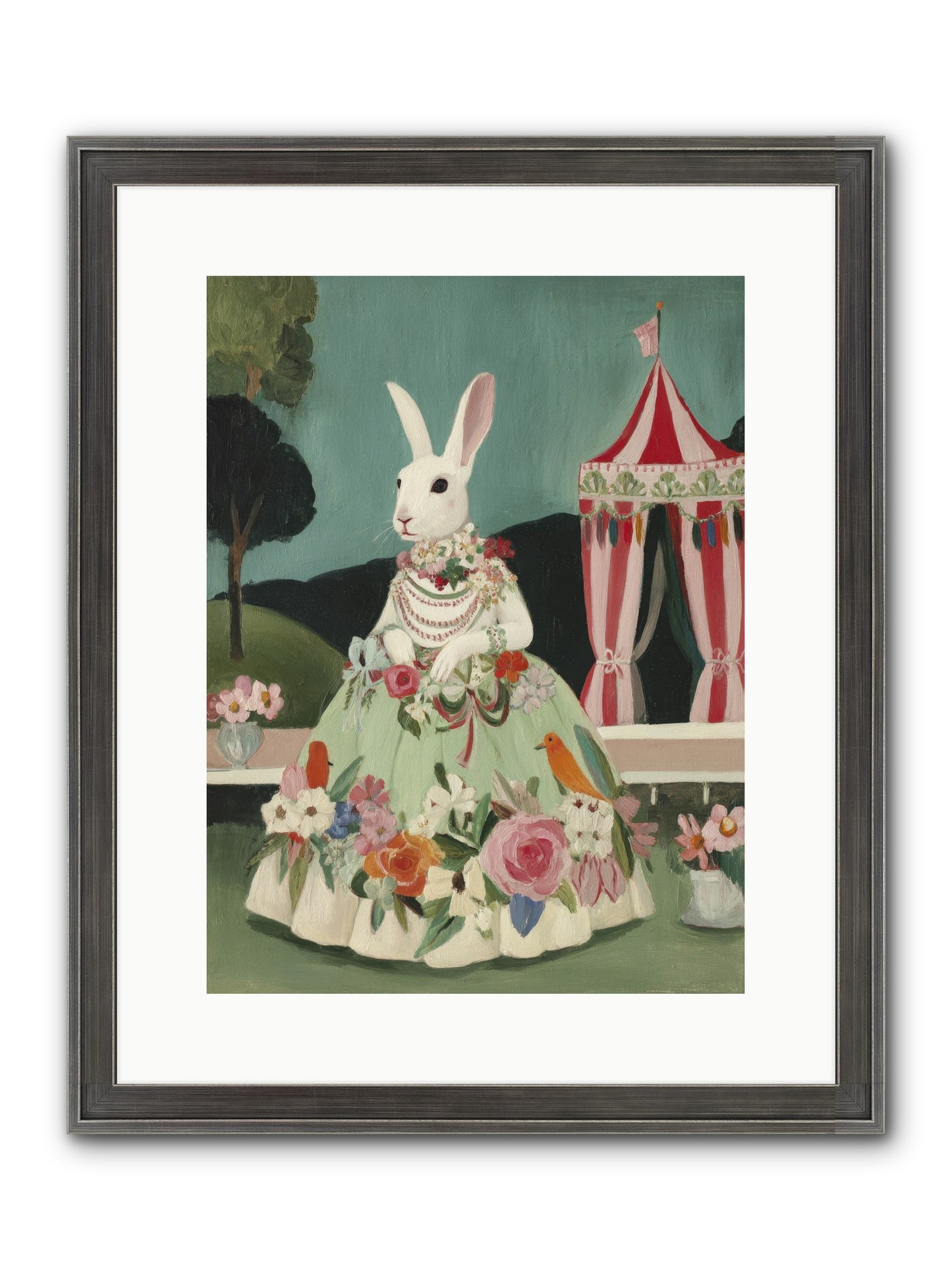 The Sweetest Reverie Framed Print - Slimwoods Black/Silver 12x16