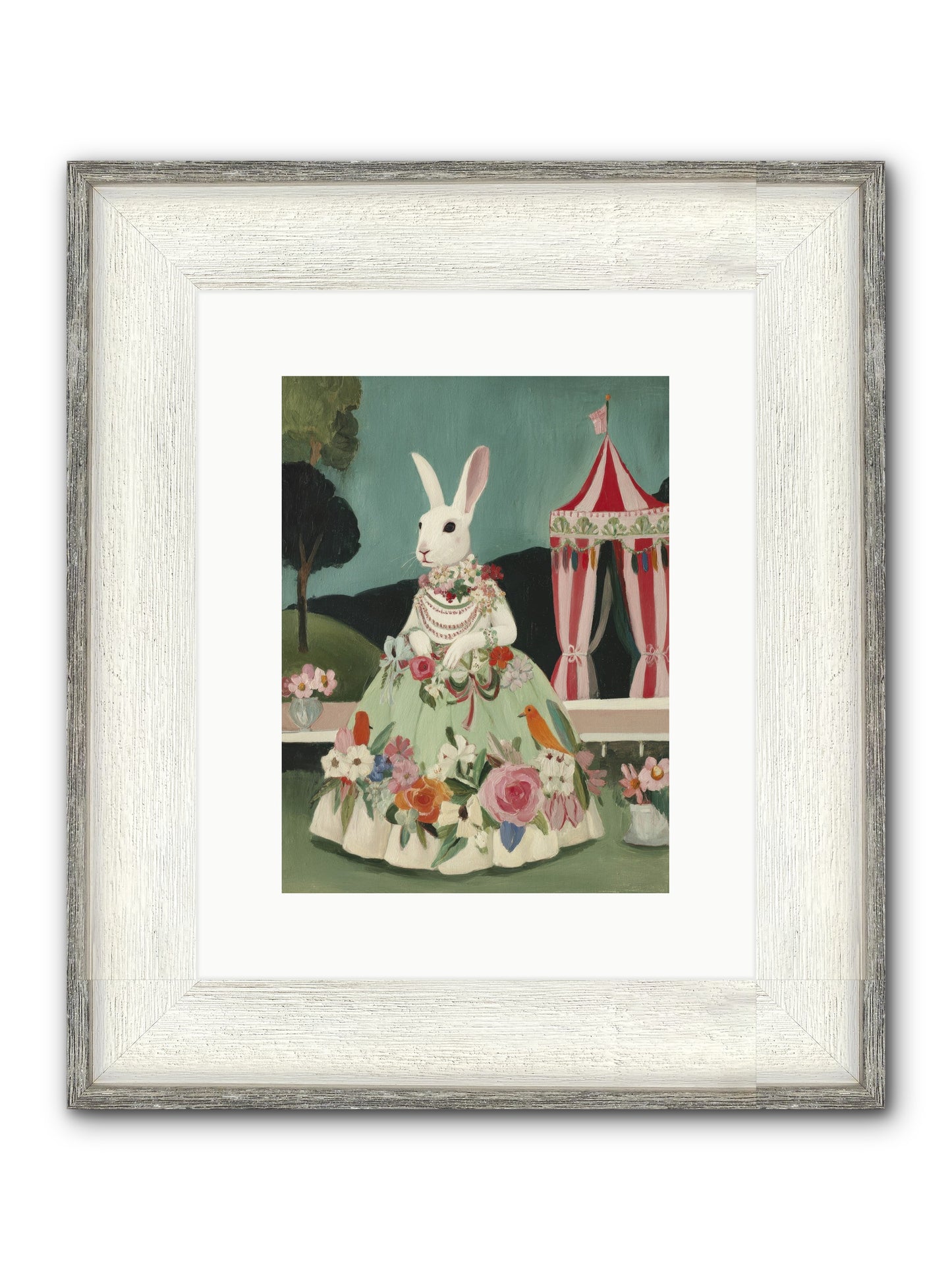 The Sweetest Reverie Framed Print - Driftwood White 9x12