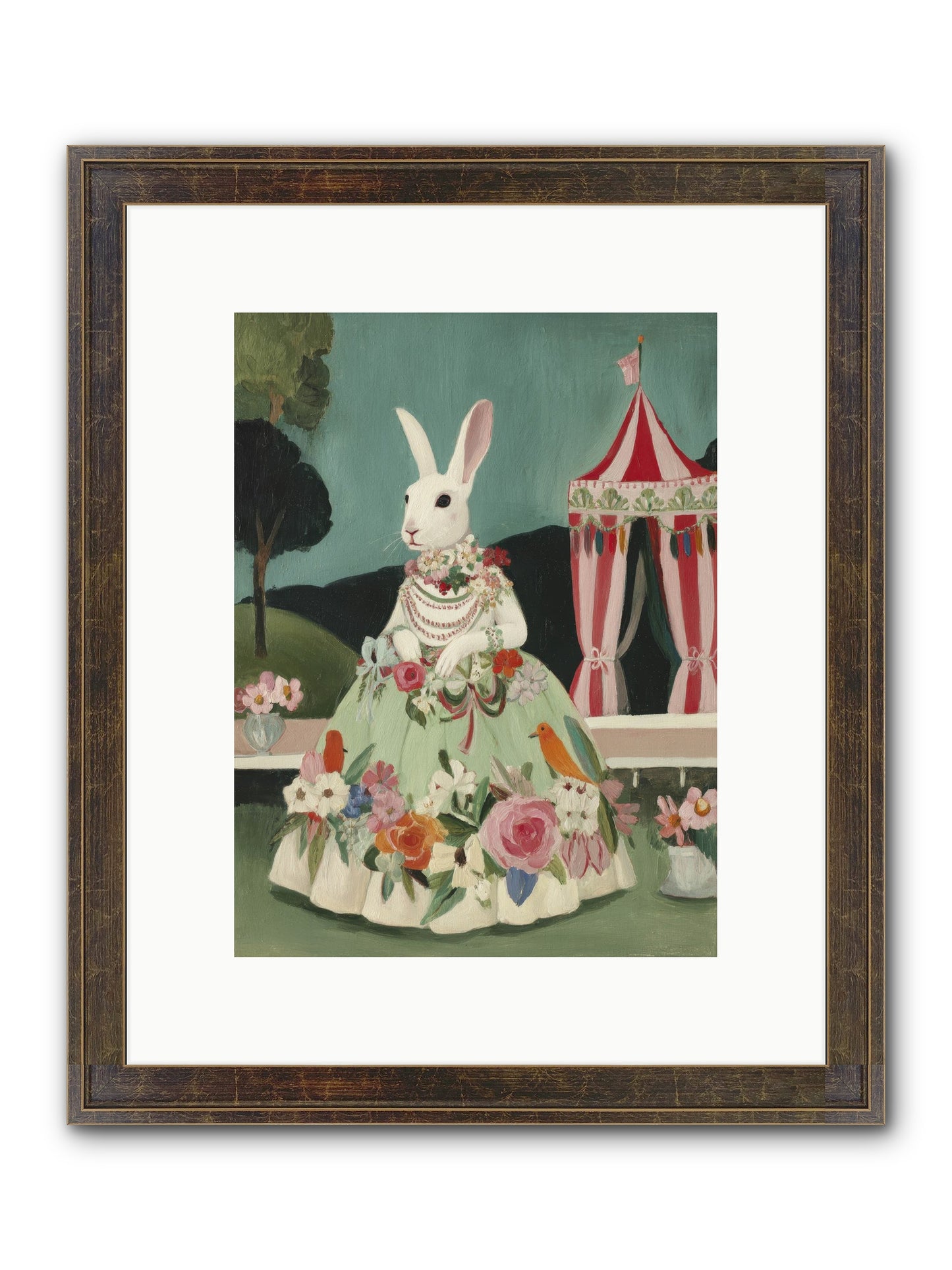 The Sweetest Reverie Framed Print - Slimwoods Black/Gold 9x12