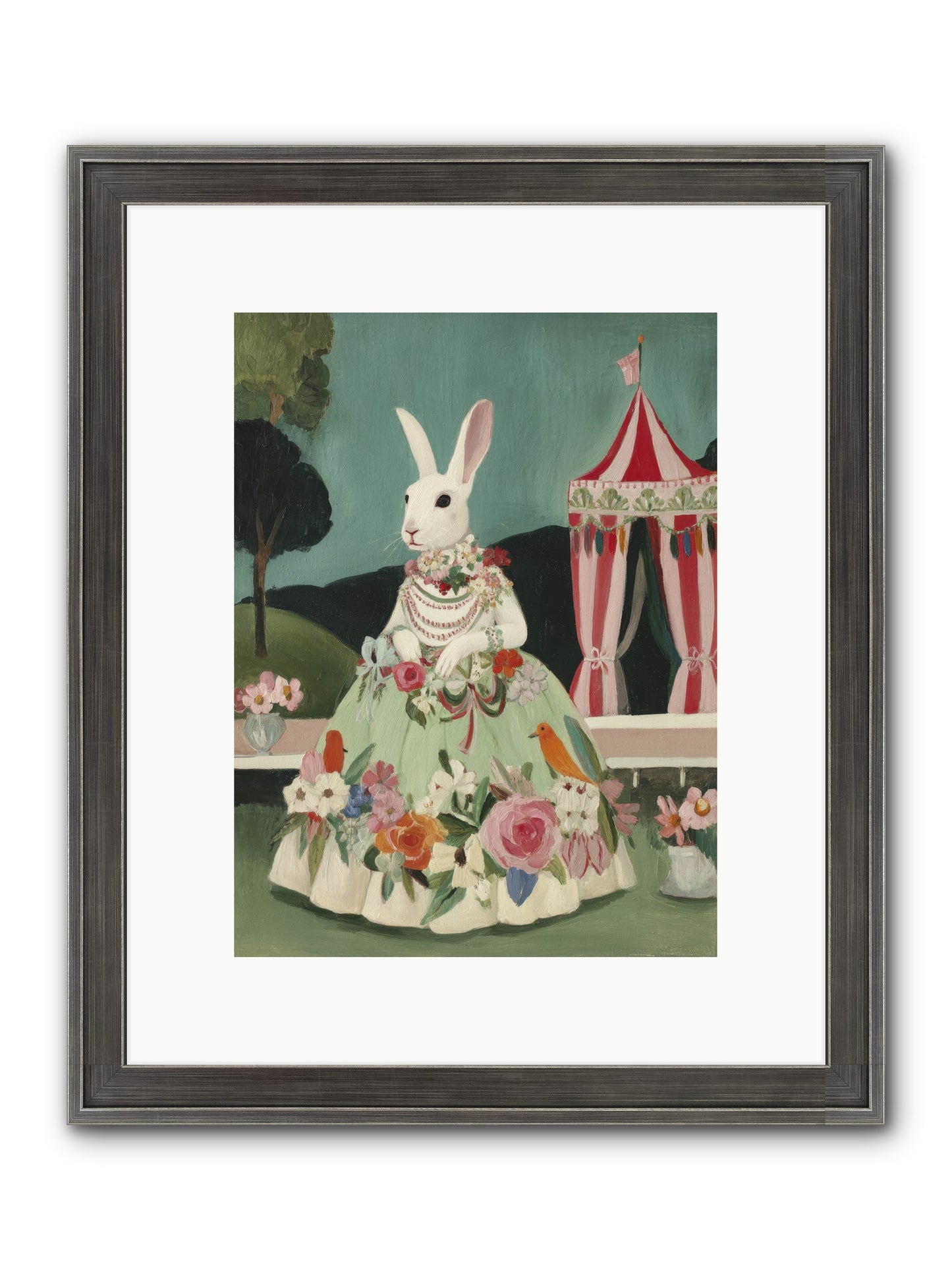 The Sweetest Reverie Framed Print - Slimwoods Black/Silver 9x12