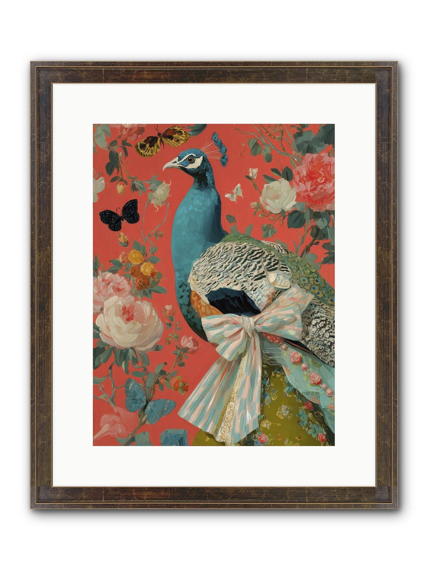 The Tender Hush Of Rain Framed Print - Slimwoods Black/Gold 12x16