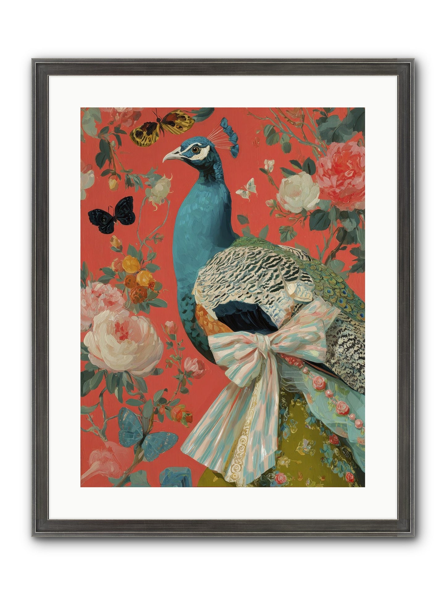 The Tender Hush Of Rain Framed Print - Slimwoods Black/Silver 18x24