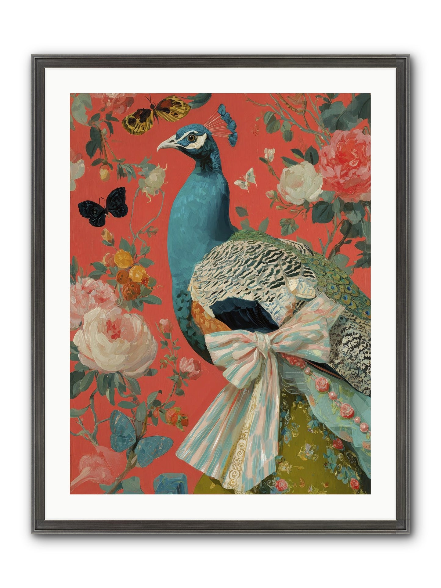 The Tender Hush Of Rain Framed Print - Slimwoods Black/Silver 24x32
