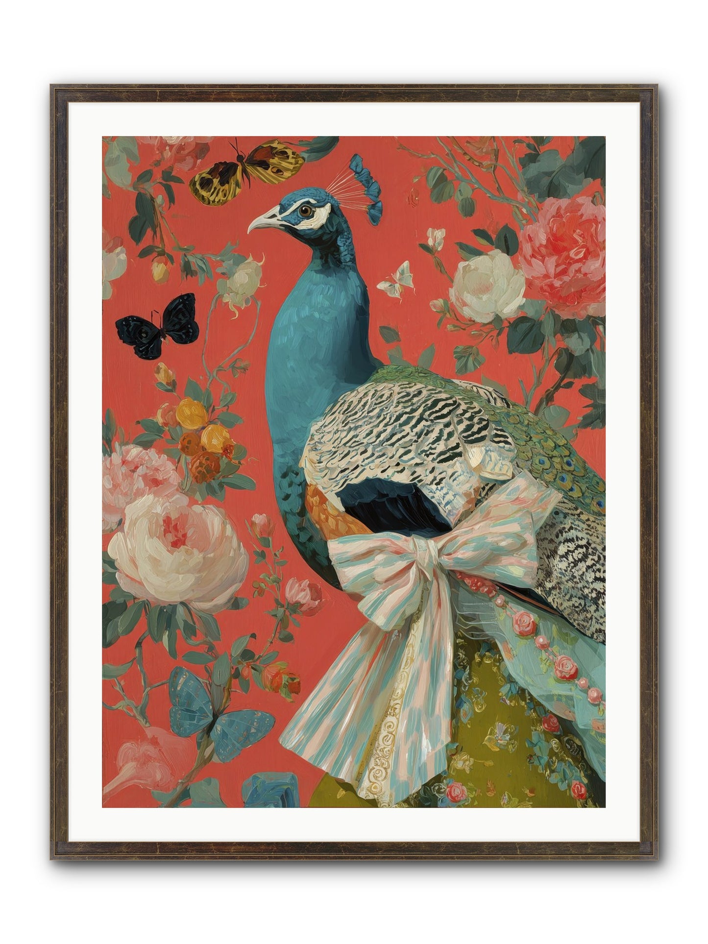 The Tender Hush Of Rain Framed Print - Slimwoods Black/Gold 30x40
