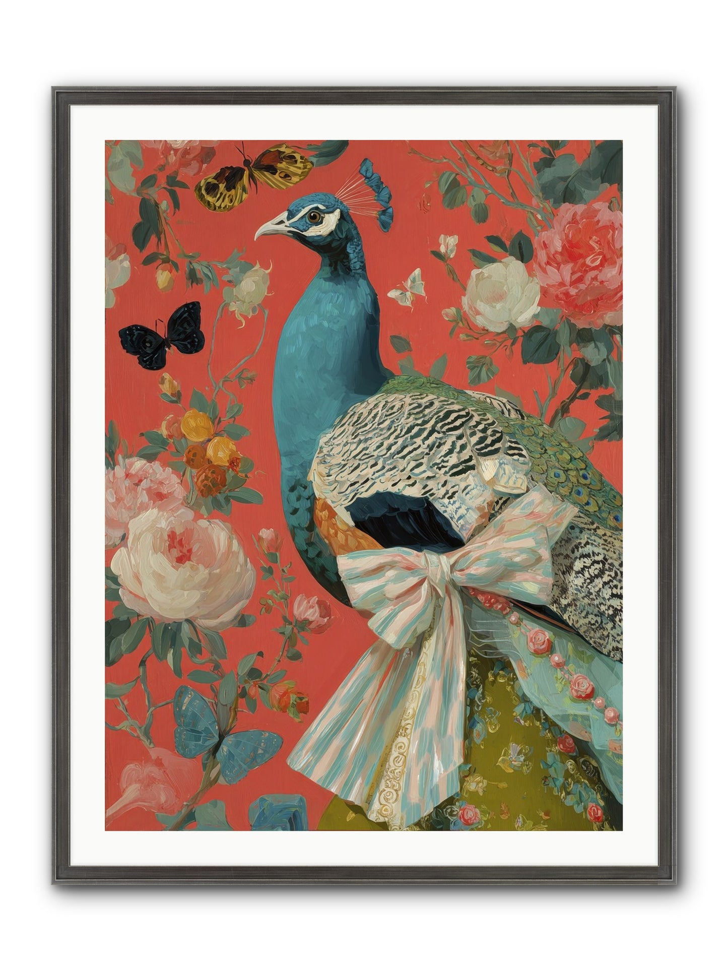 The Tender Hush Of Rain Framed Print - Slimwoods Black/Silver 30x40