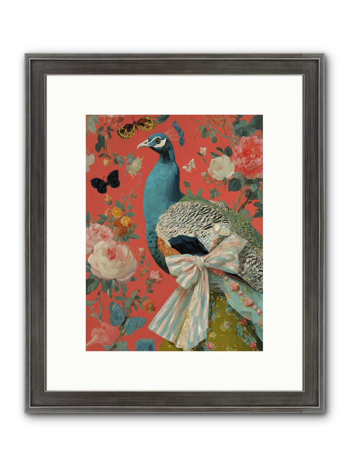 The Tender Hush Of Rain Framed Print - Slimwoods Black/Silver 9x12