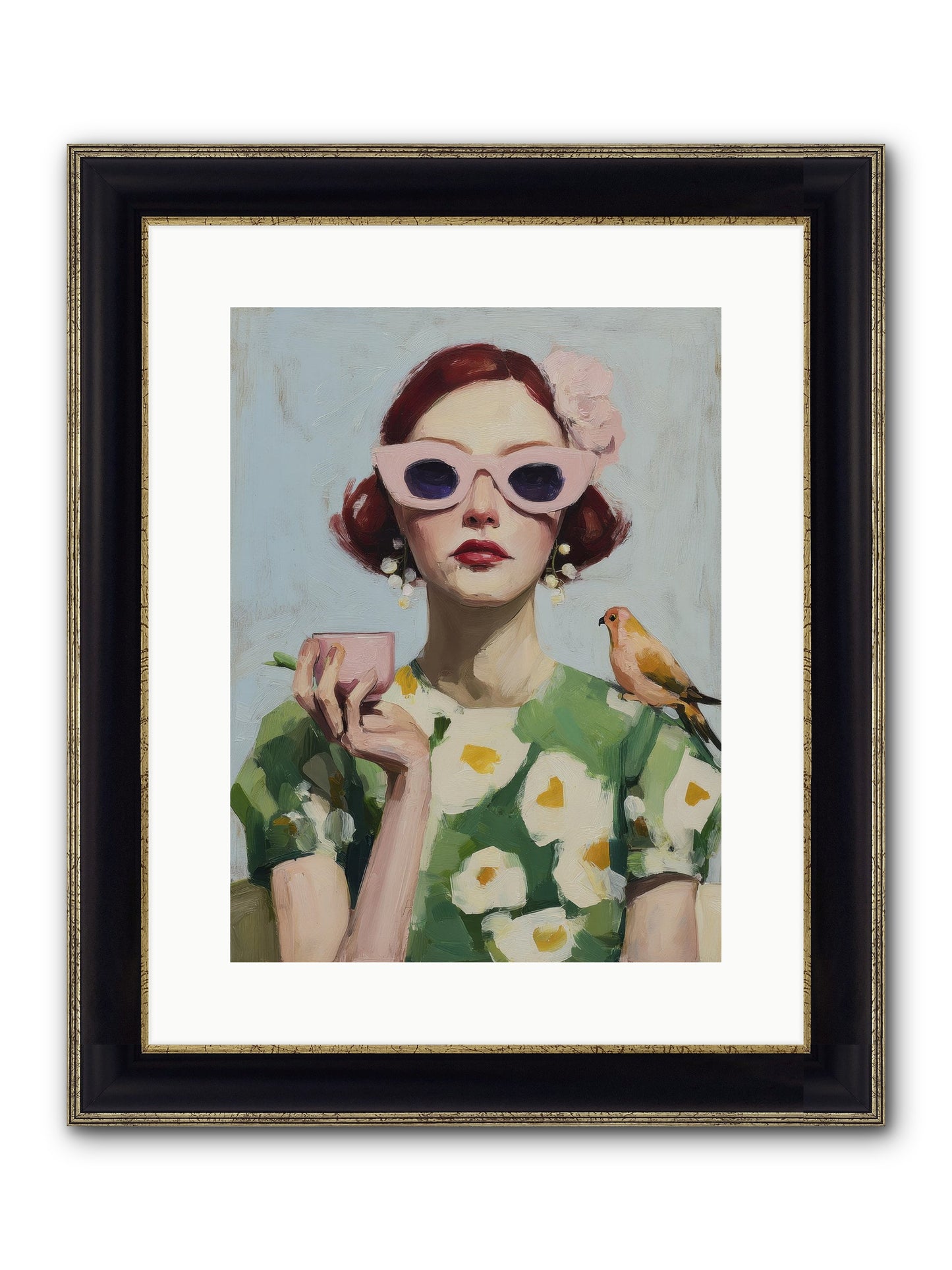 The Transformation Framed Print - Black & Gold 12x16