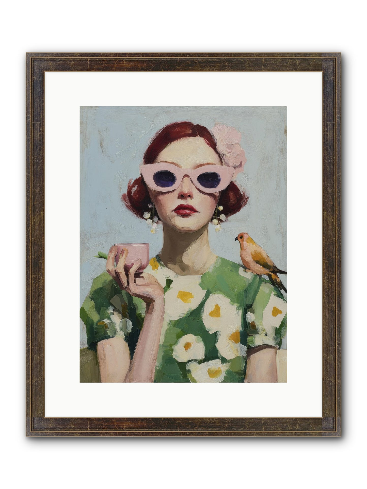 The Transformation Framed Print - Slimwoods Black/Gold 12x16
