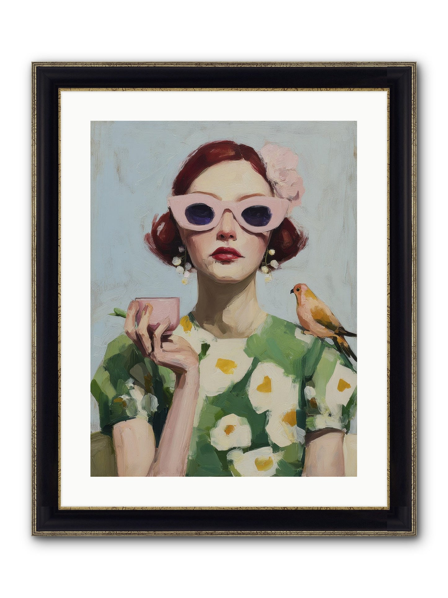 The Transformation Framed Print - Black & Gold 18x24