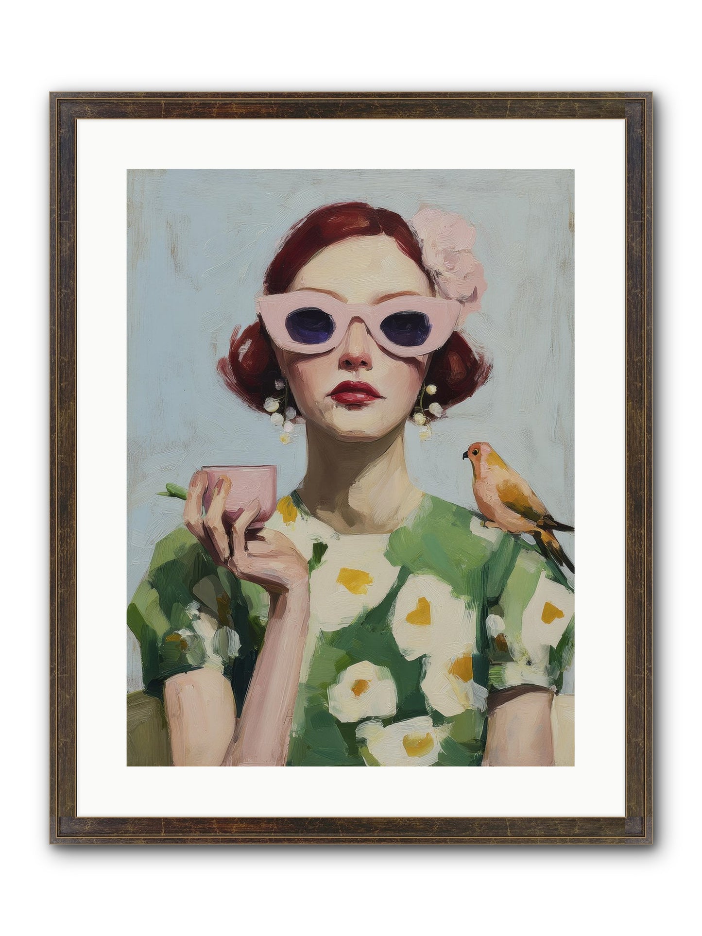 The Transformation Framed Print - Slimwoods Black/Gold 18x24