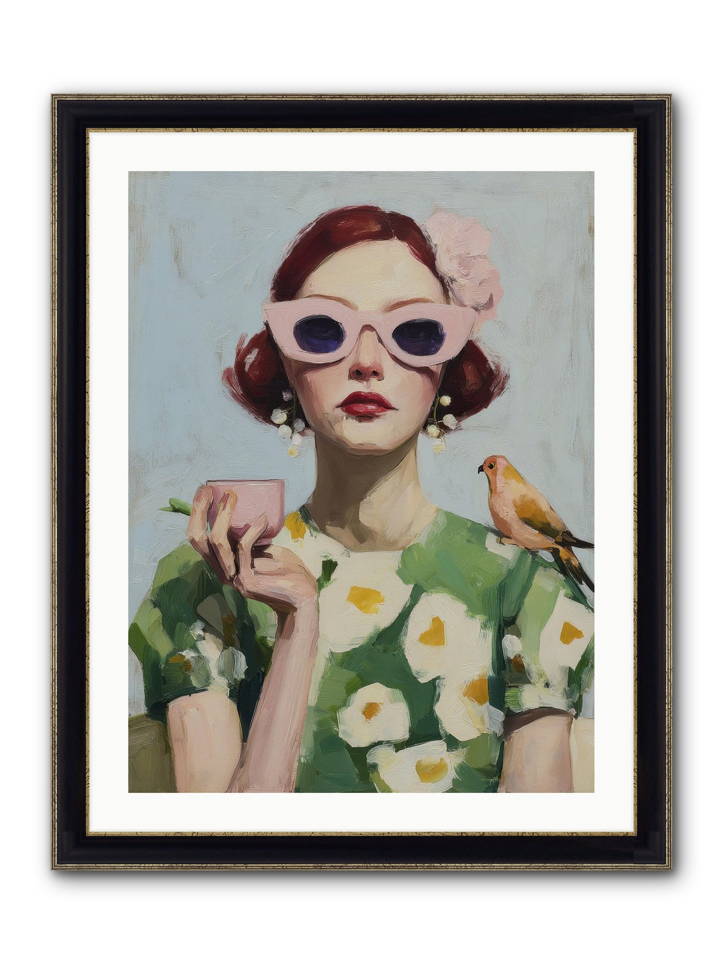 The Transformation Framed Print - Black & Gold 24x32