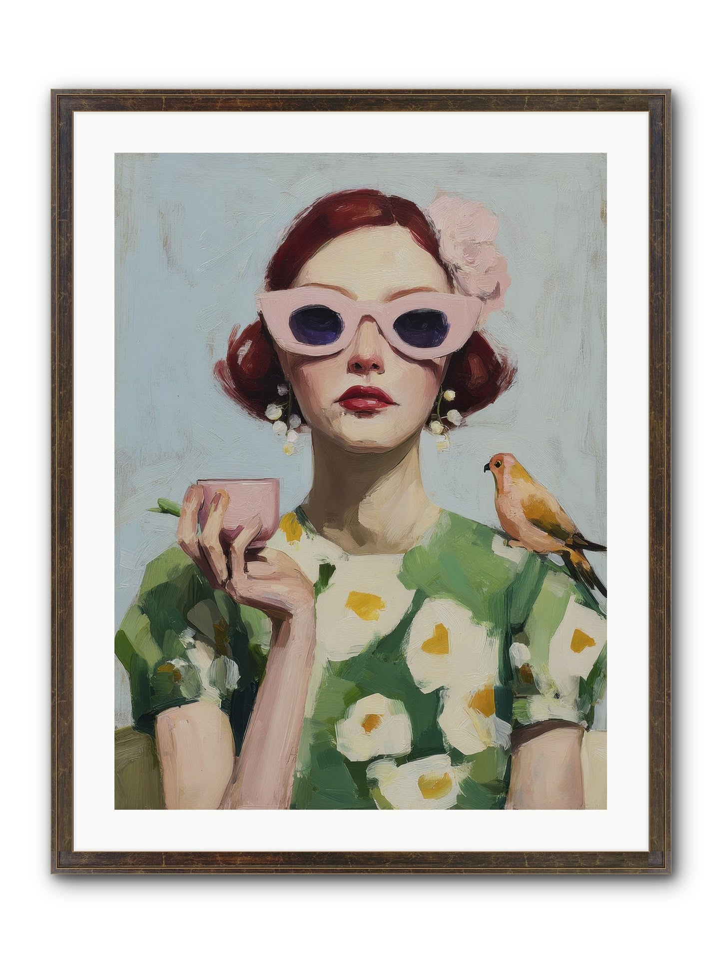 The Transformation Framed Print - Slimwoods Black/Gold 24x32