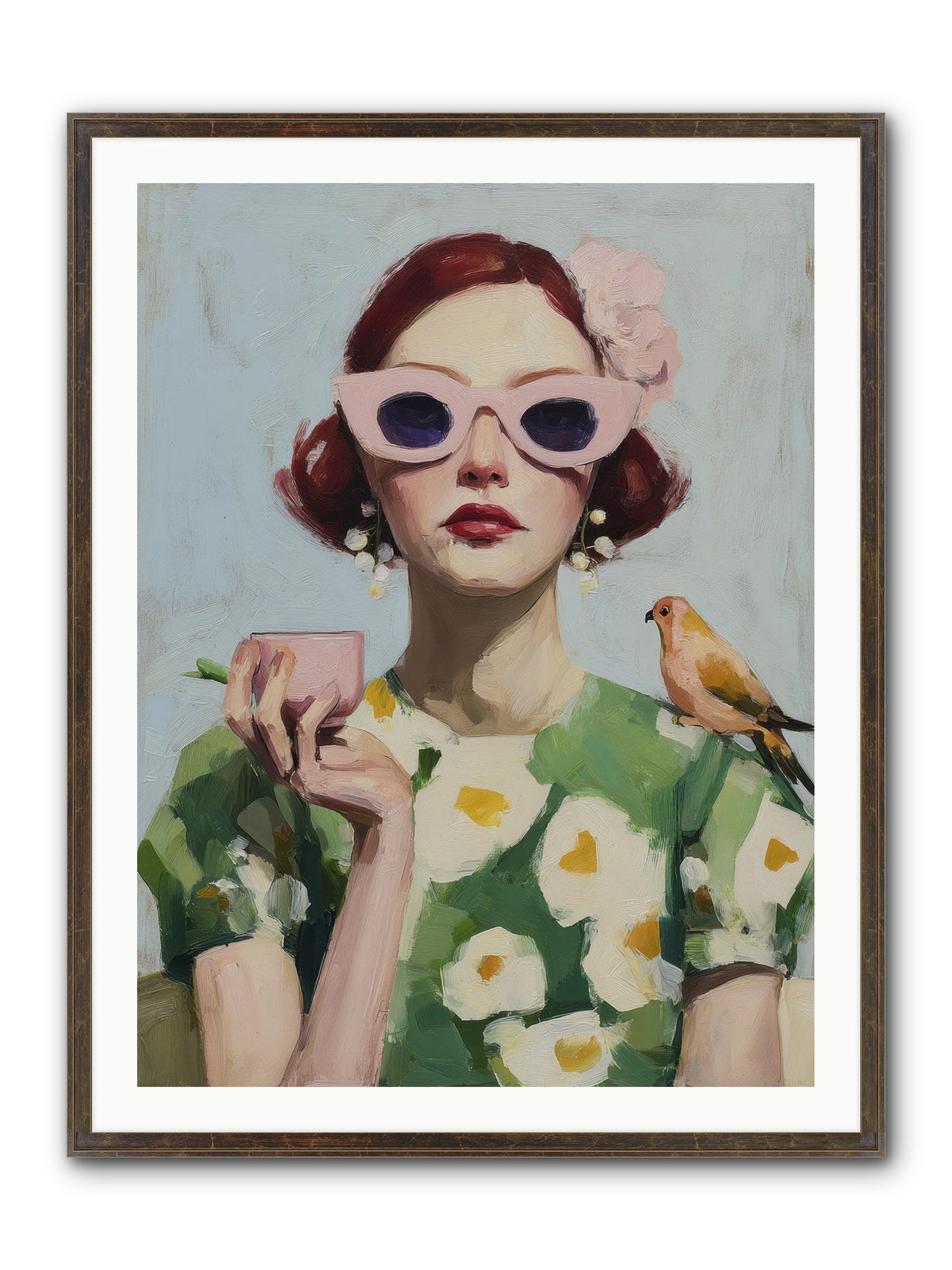 The Transformation Framed Print - Slimwoods Black/Gold 30x40