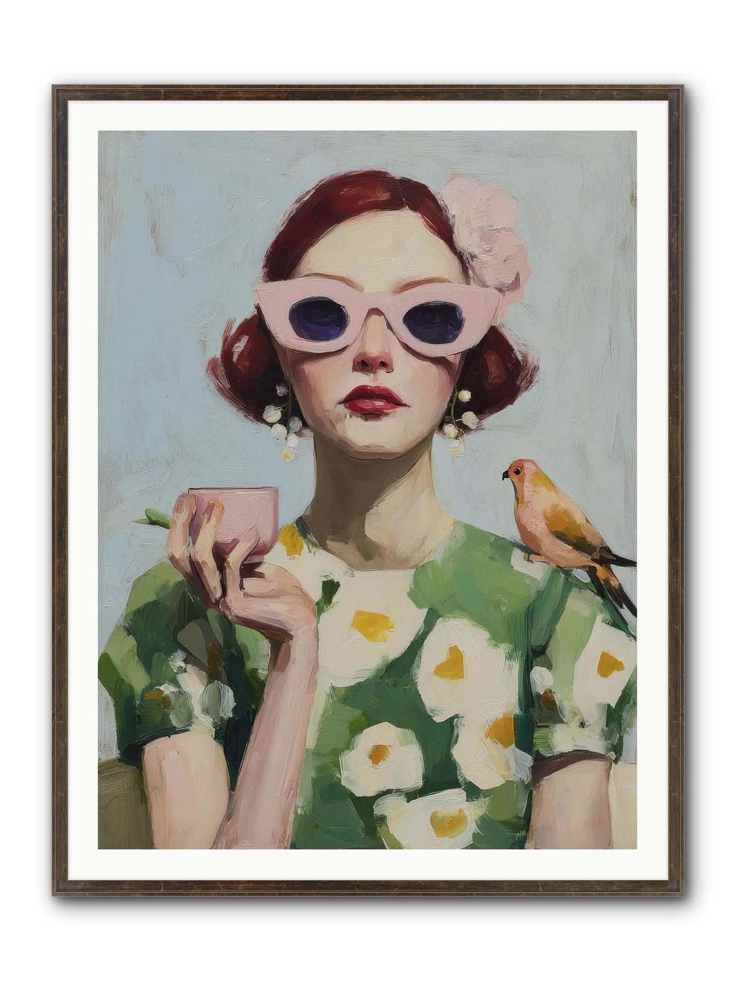 The Transformation Framed Print - Slimwoods Black/Gold 36x48