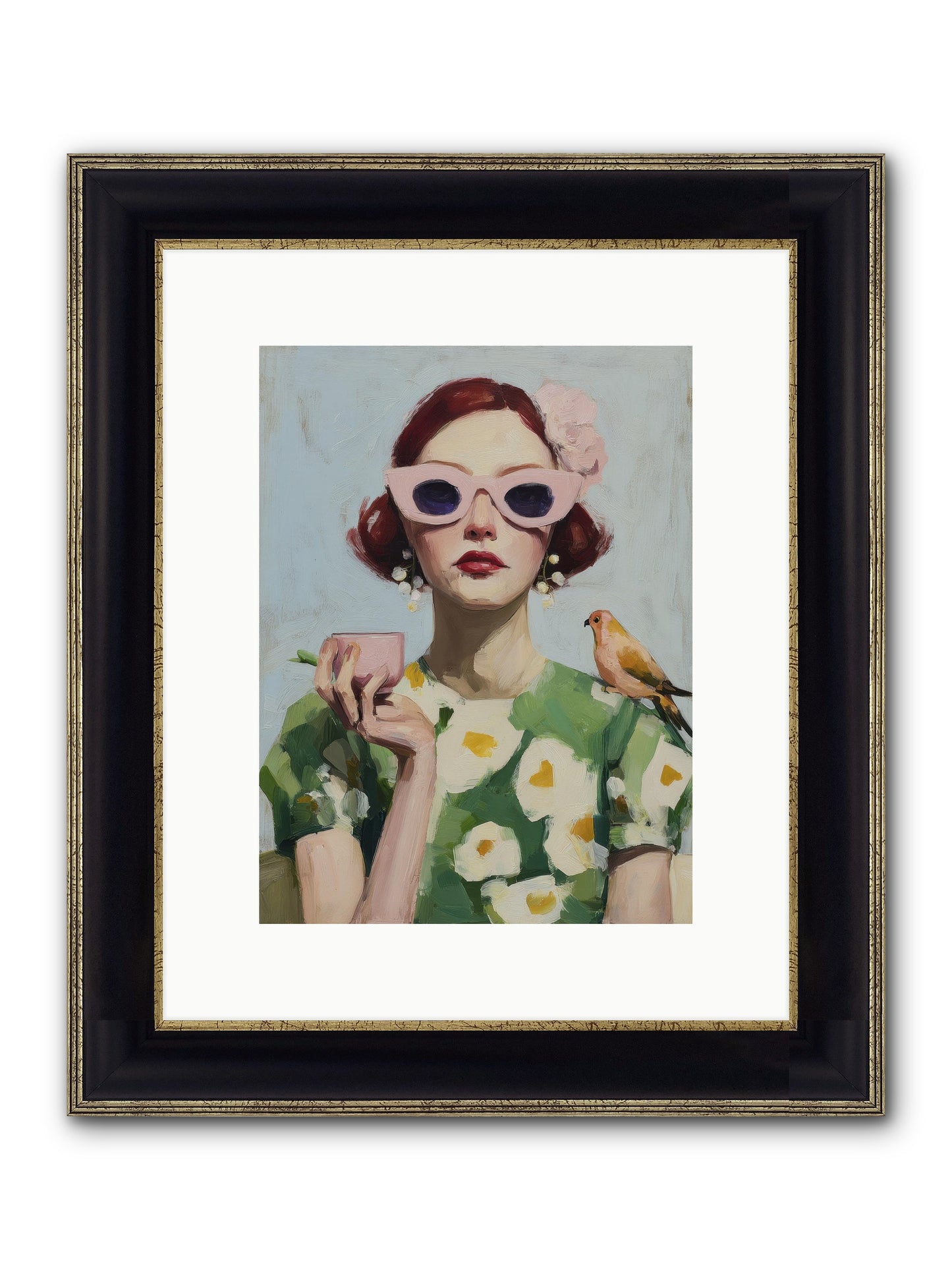 The Transformation Framed Print - Black & Gold 9x12