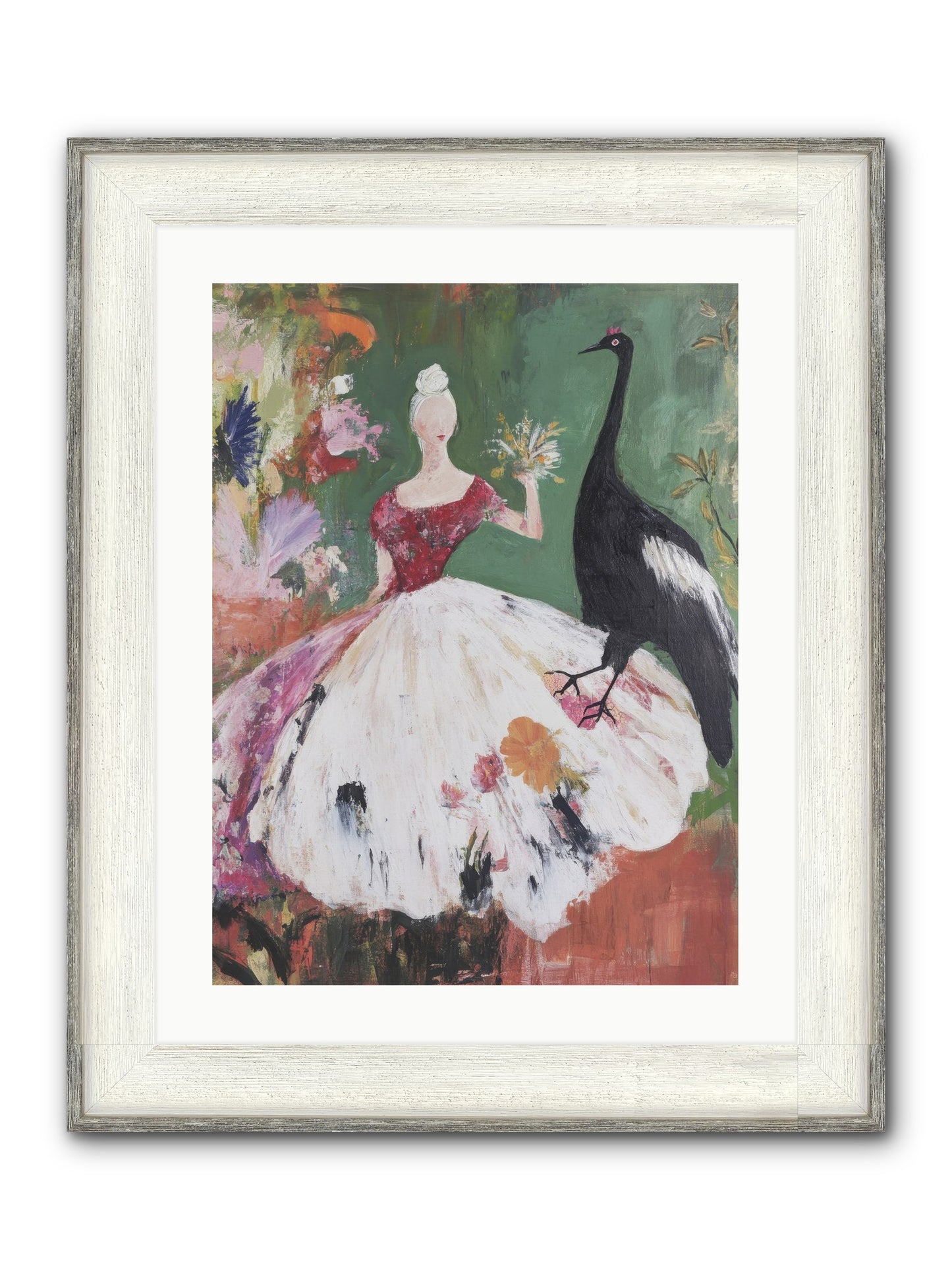 The Treasury Of Wonder Framed Print - Driftwood White 18x24