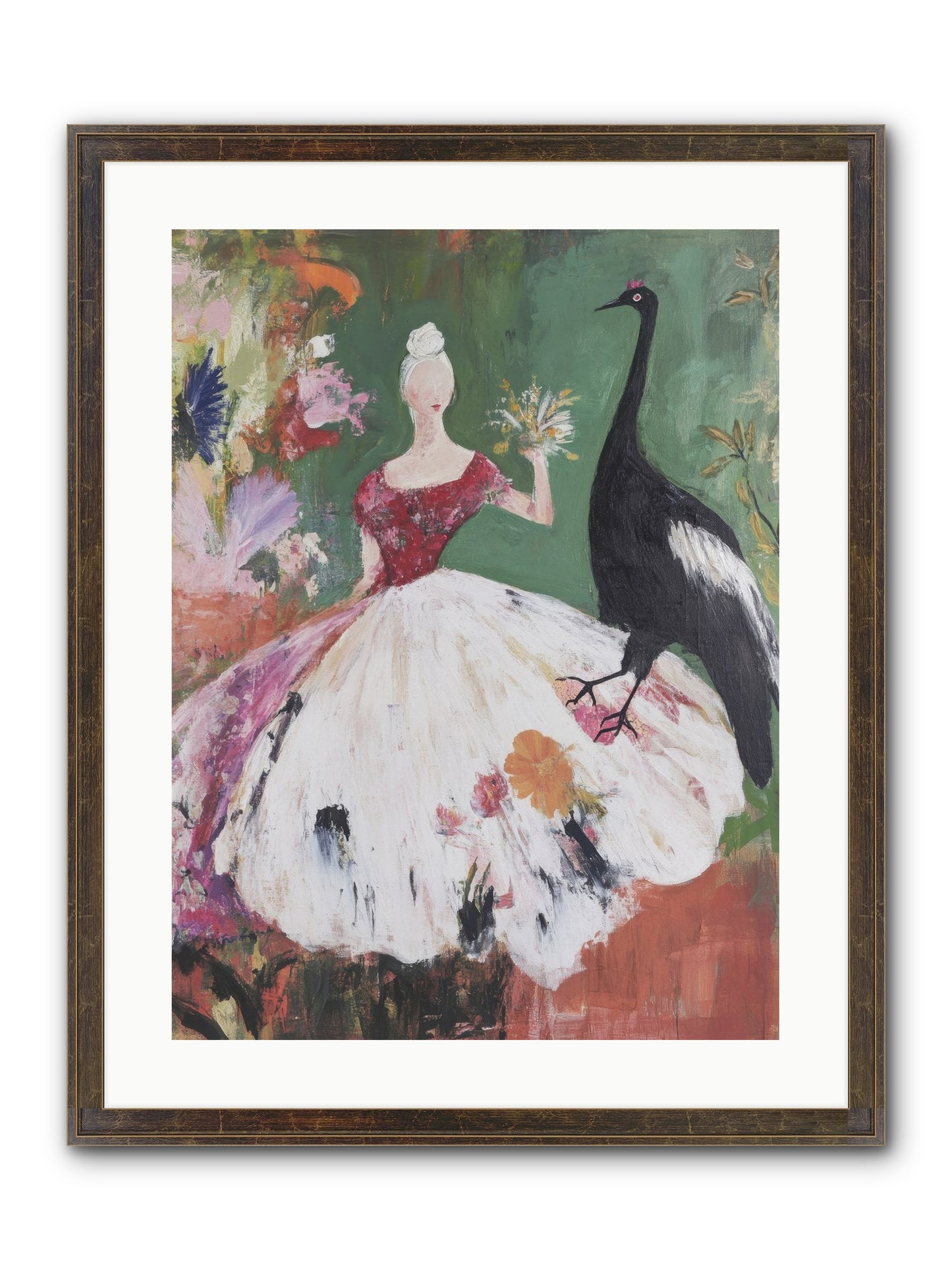 The Treasury Of Wonder Framed Print - Slimwoods Black/Gold 18x24