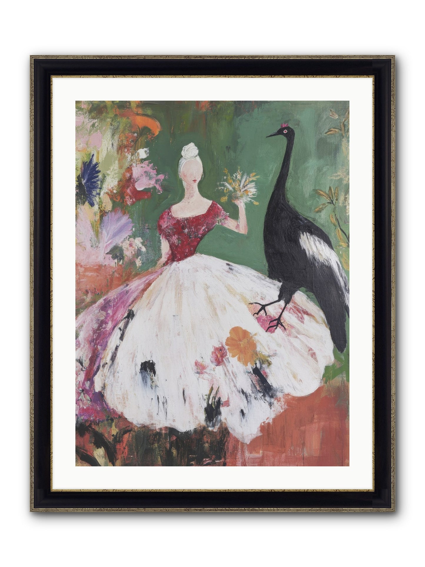 The Treasury Of Wonder Framed Print - Black & Gold 24x32
