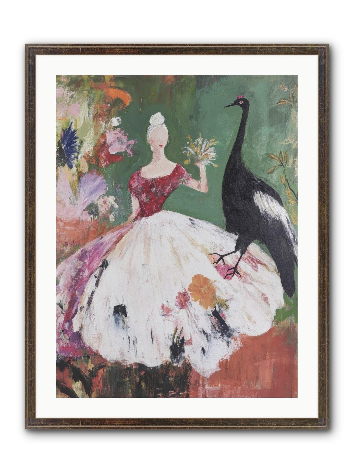 The Treasury Of Wonder Framed Print - Slimwoods Black/Gold 24x32