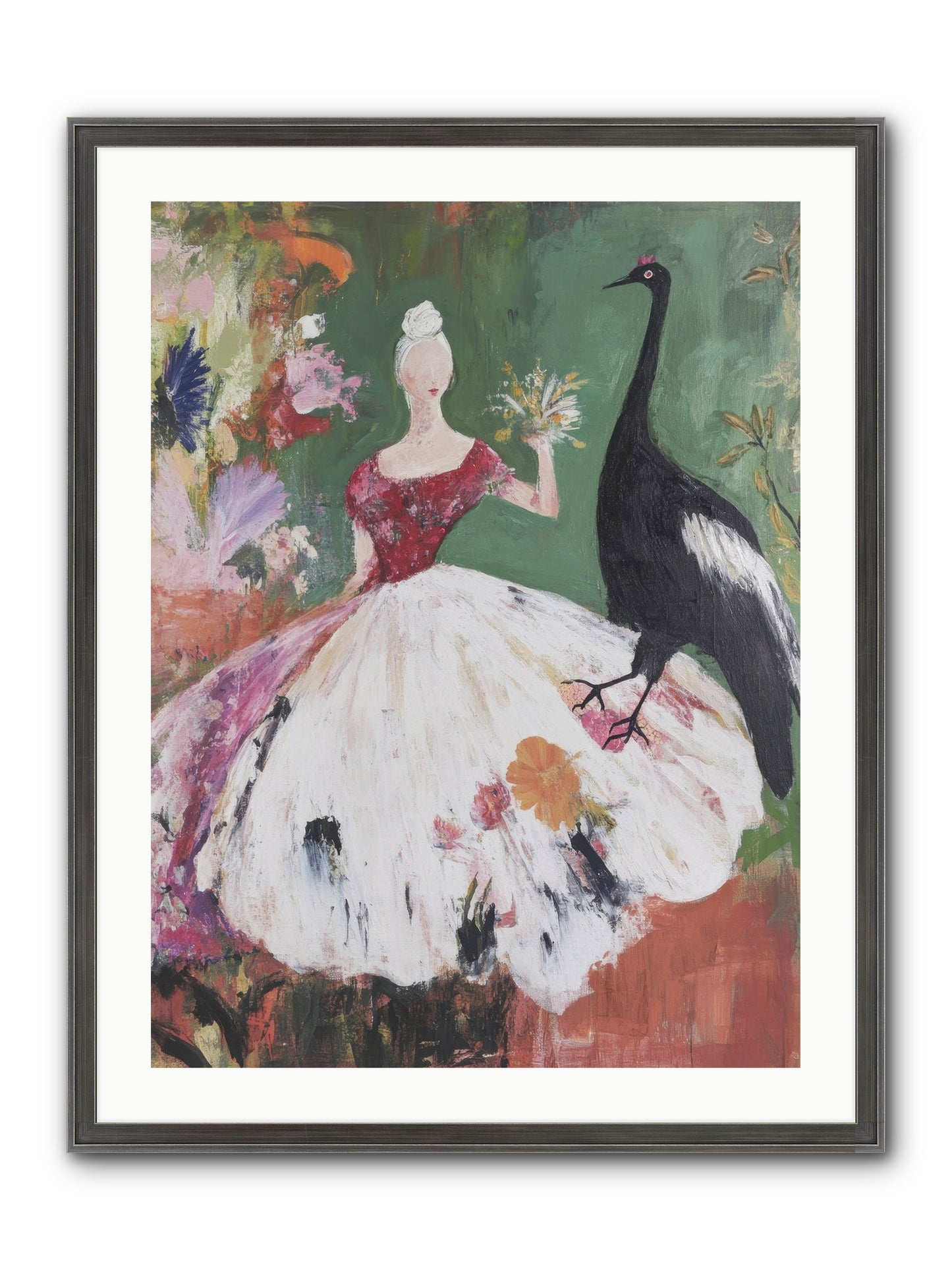 The Treasury Of Wonder Framed Print - Slimwoods Black/Silver 24x32