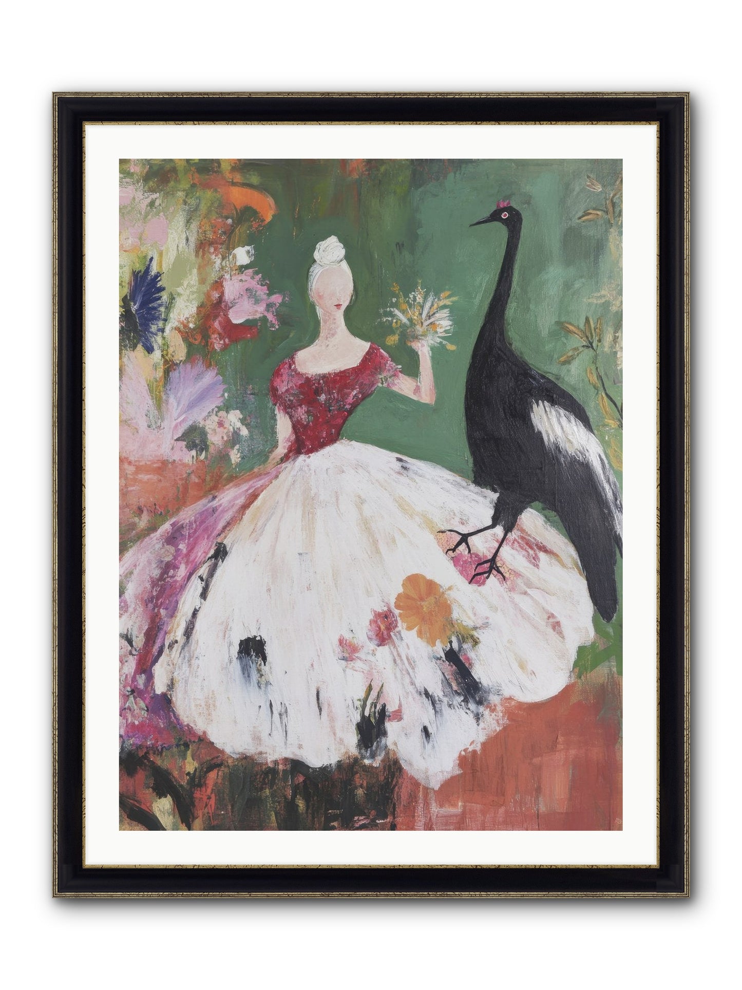 The Treasury Of Wonder Framed Print - Black & Gold 30x40