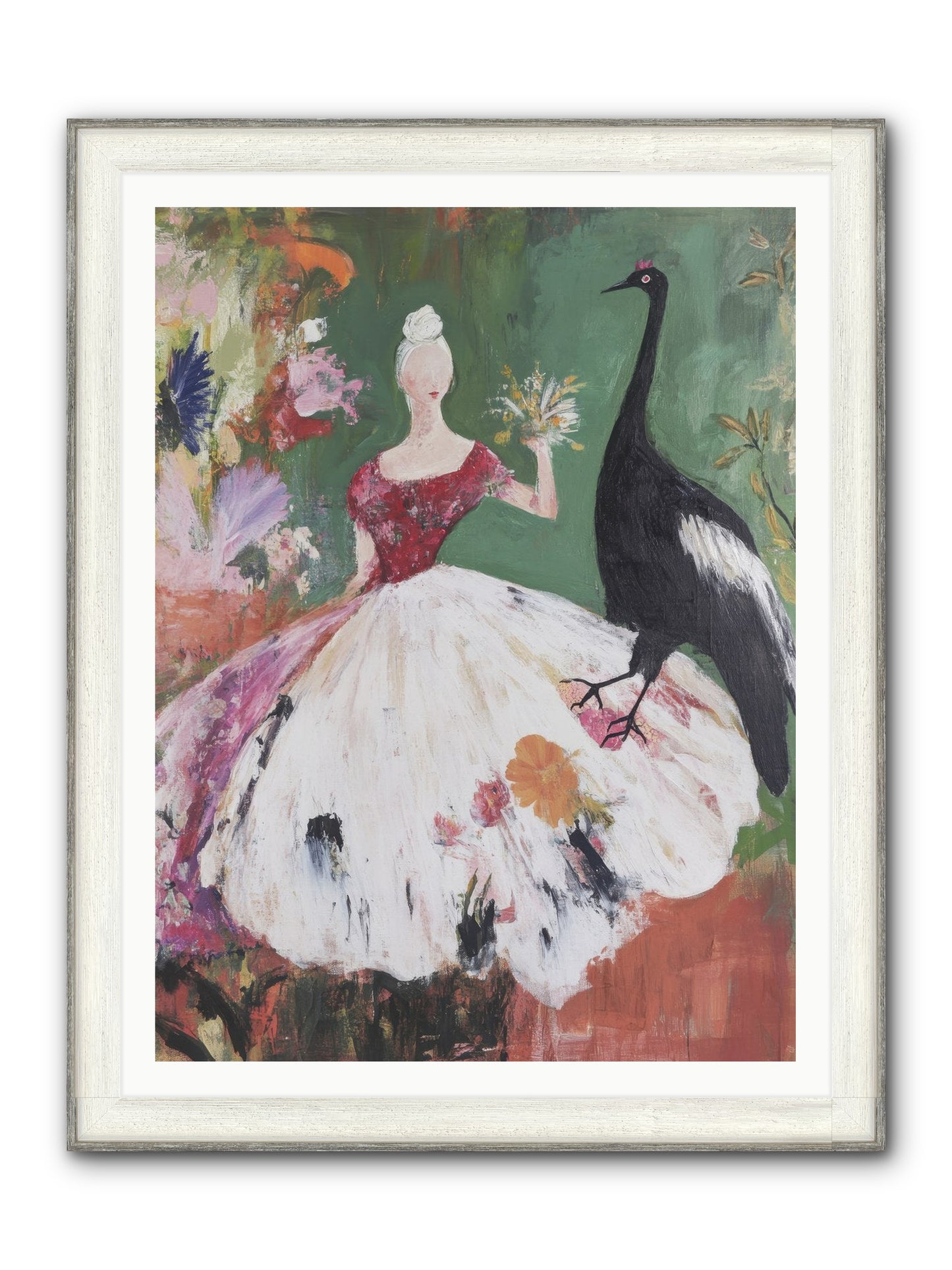 The Treasury Of Wonder Framed Print - Driftwood White 36x48