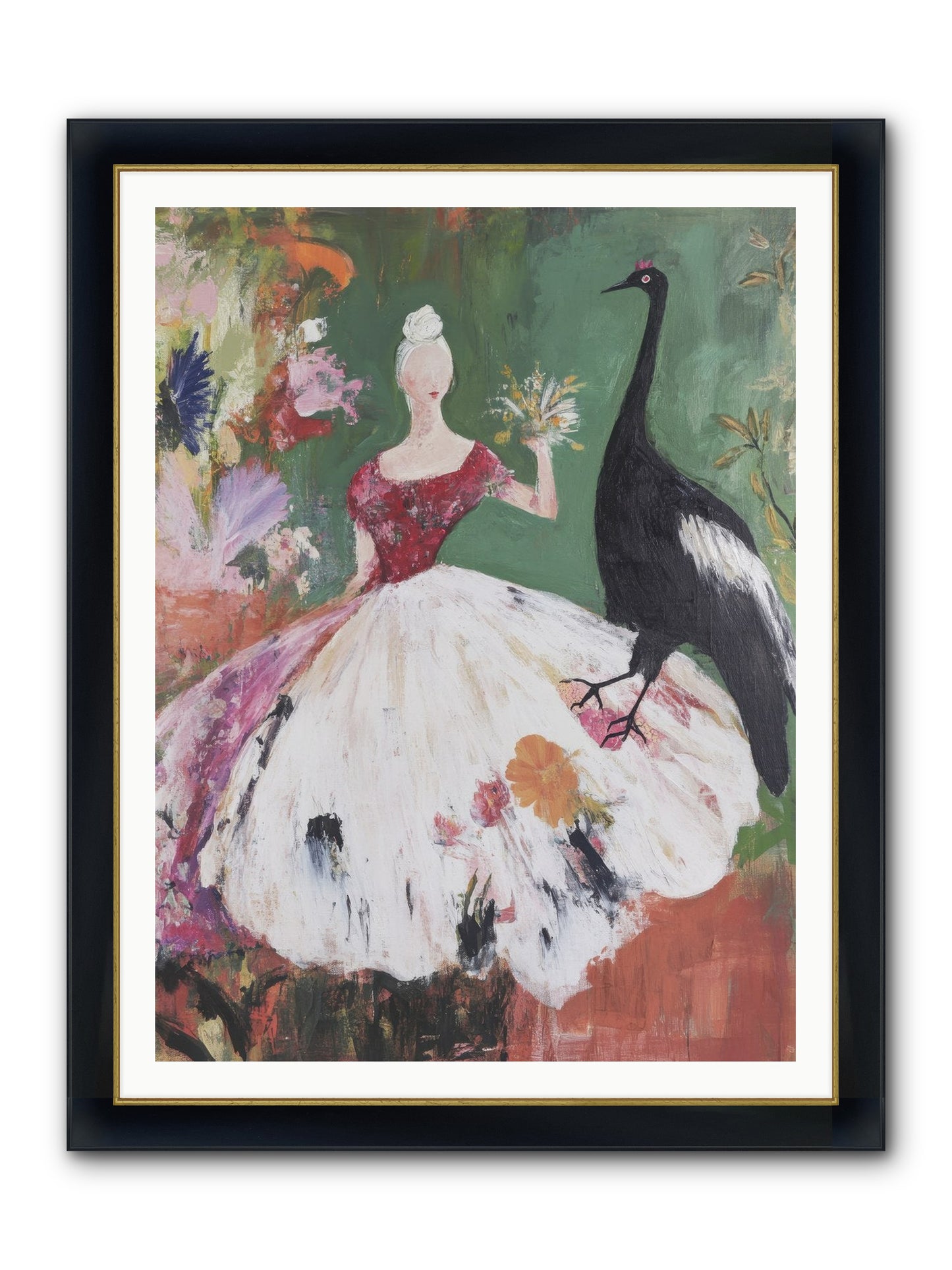 The Treasury Of Wonder Framed Print - Wide Black w/Gold 36x48