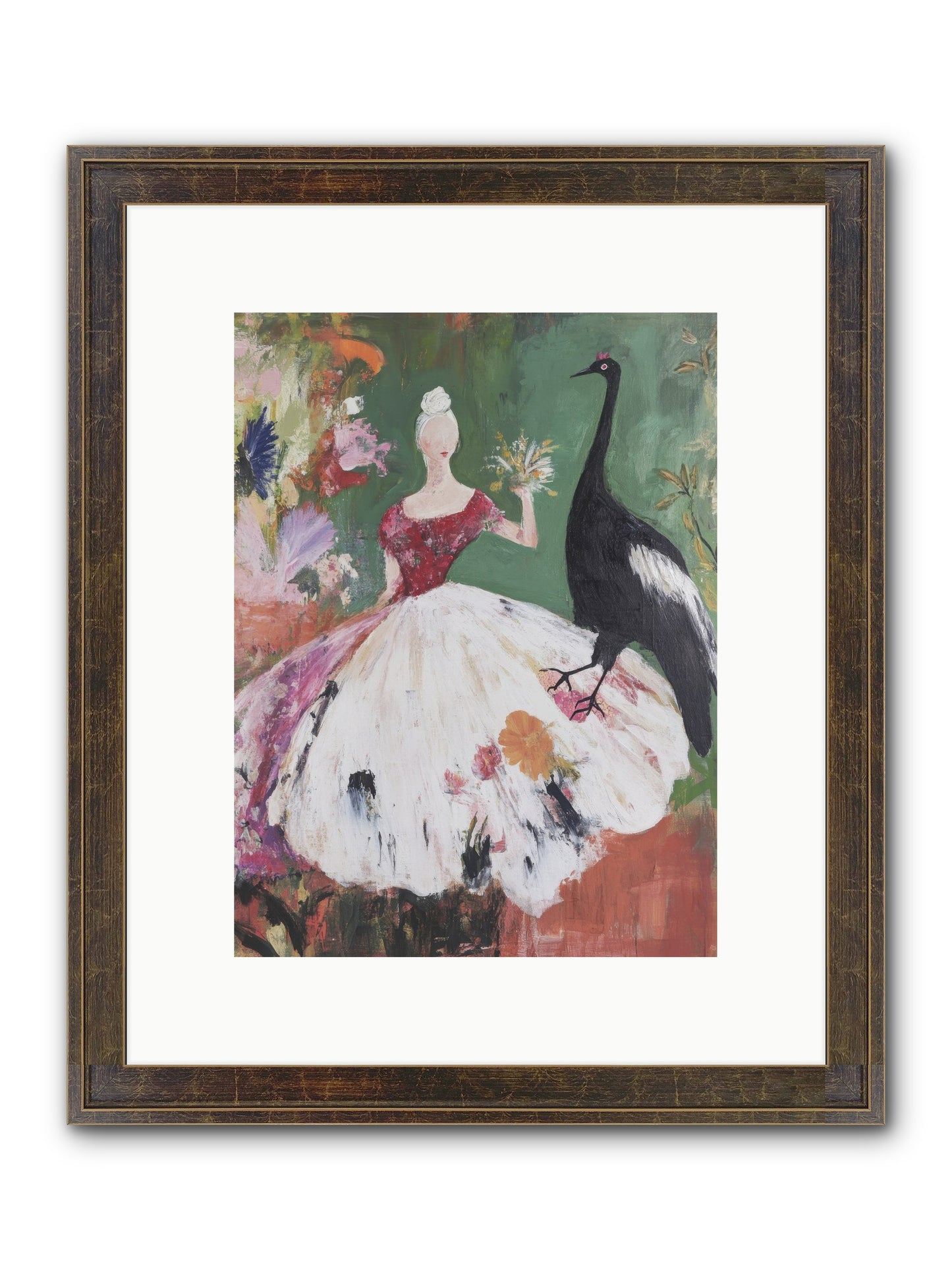 The Treasury Of Wonder Framed Print - Slimwoods Black/Gold 9x12