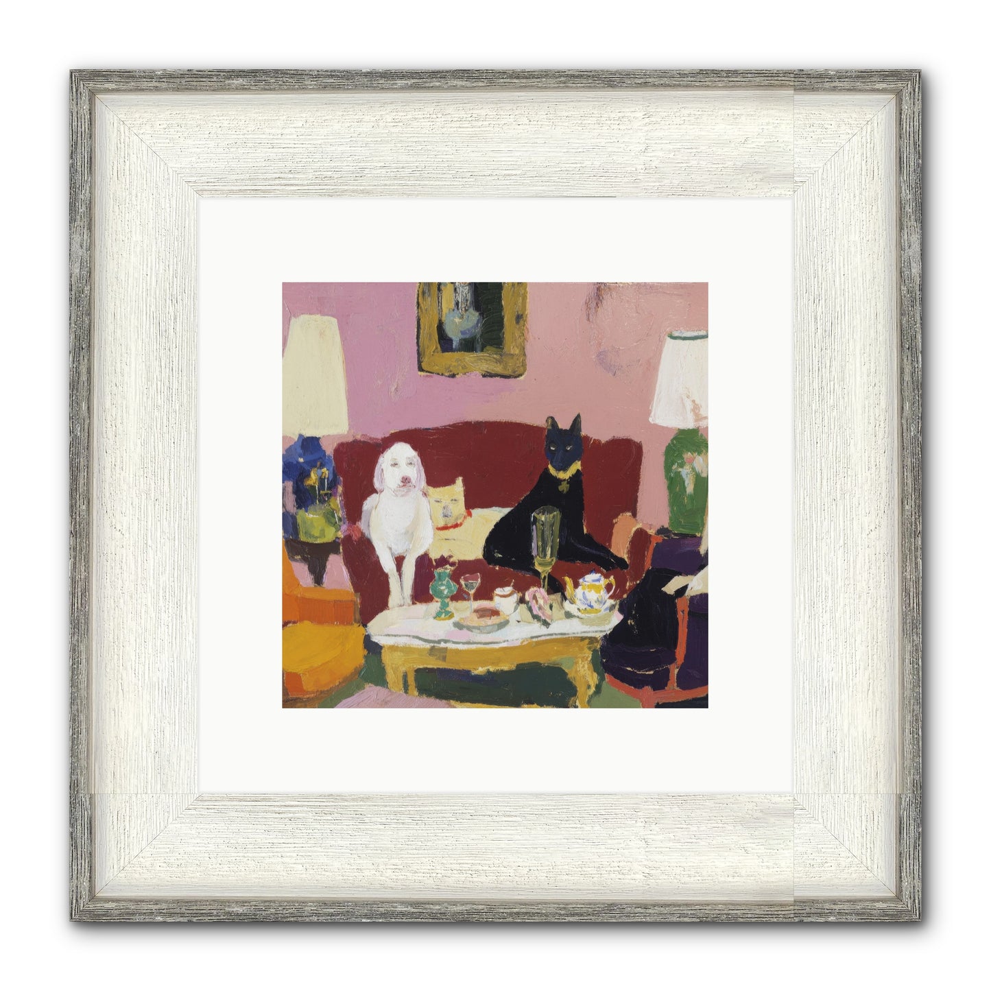 The Truce Framed Print - Driftwood White 10x10