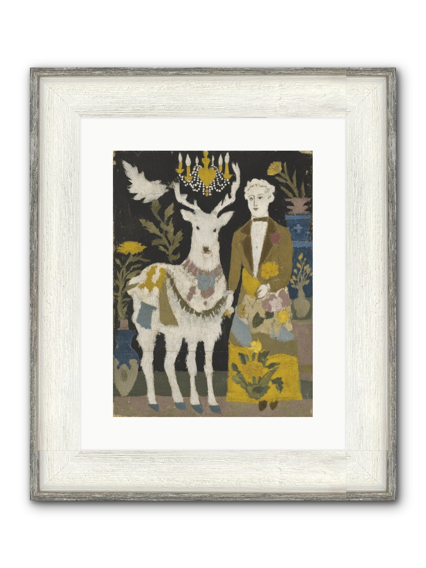 The Umbrella Conspiracy Framed Print - Driftwood White 12x16