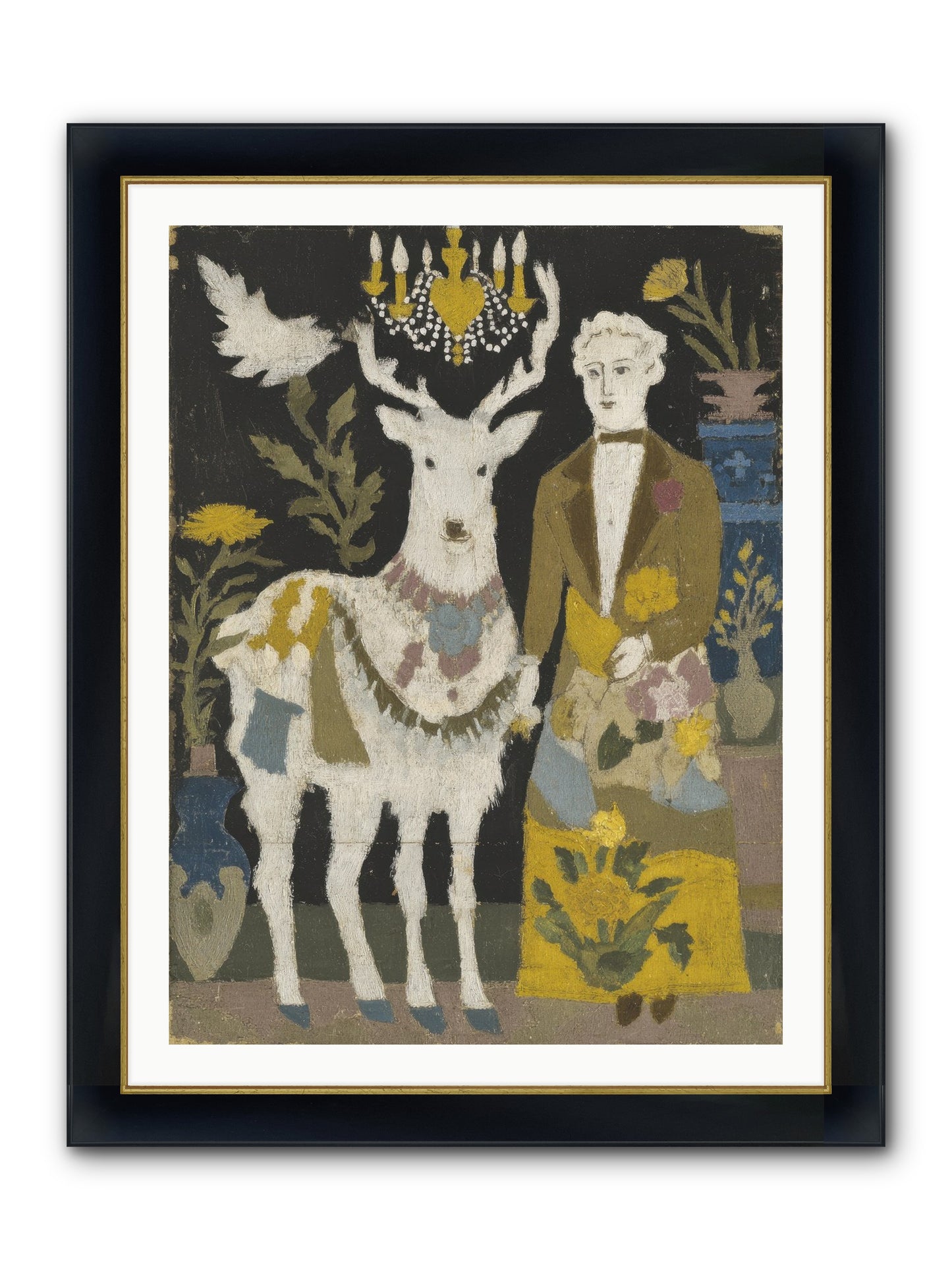 The Umbrella Conspiracy Framed Print - Wide Black w/Gold 30x40