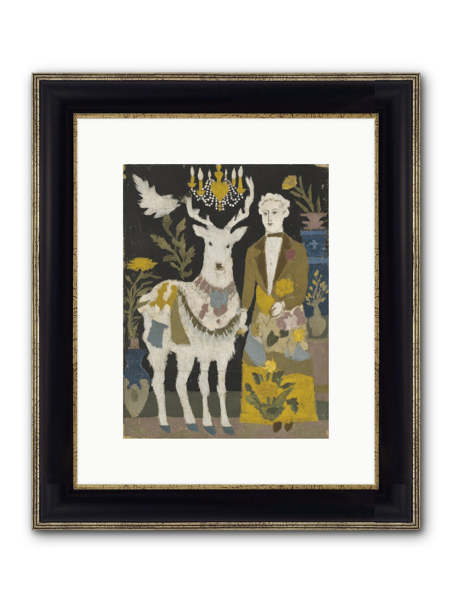 The Umbrella Conspiracy Framed Print - Black & Gold 9x12