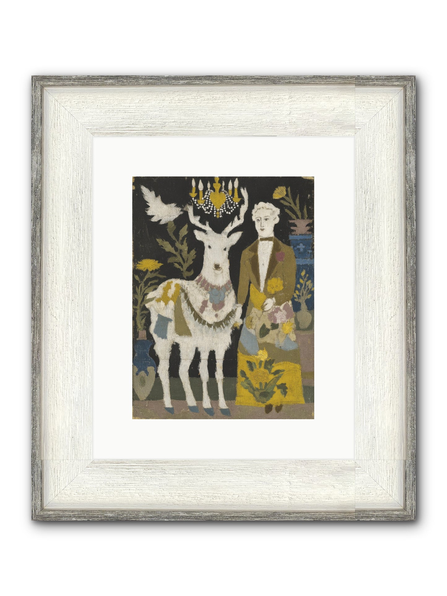 The Umbrella Conspiracy Framed Print - Driftwood White 9x12