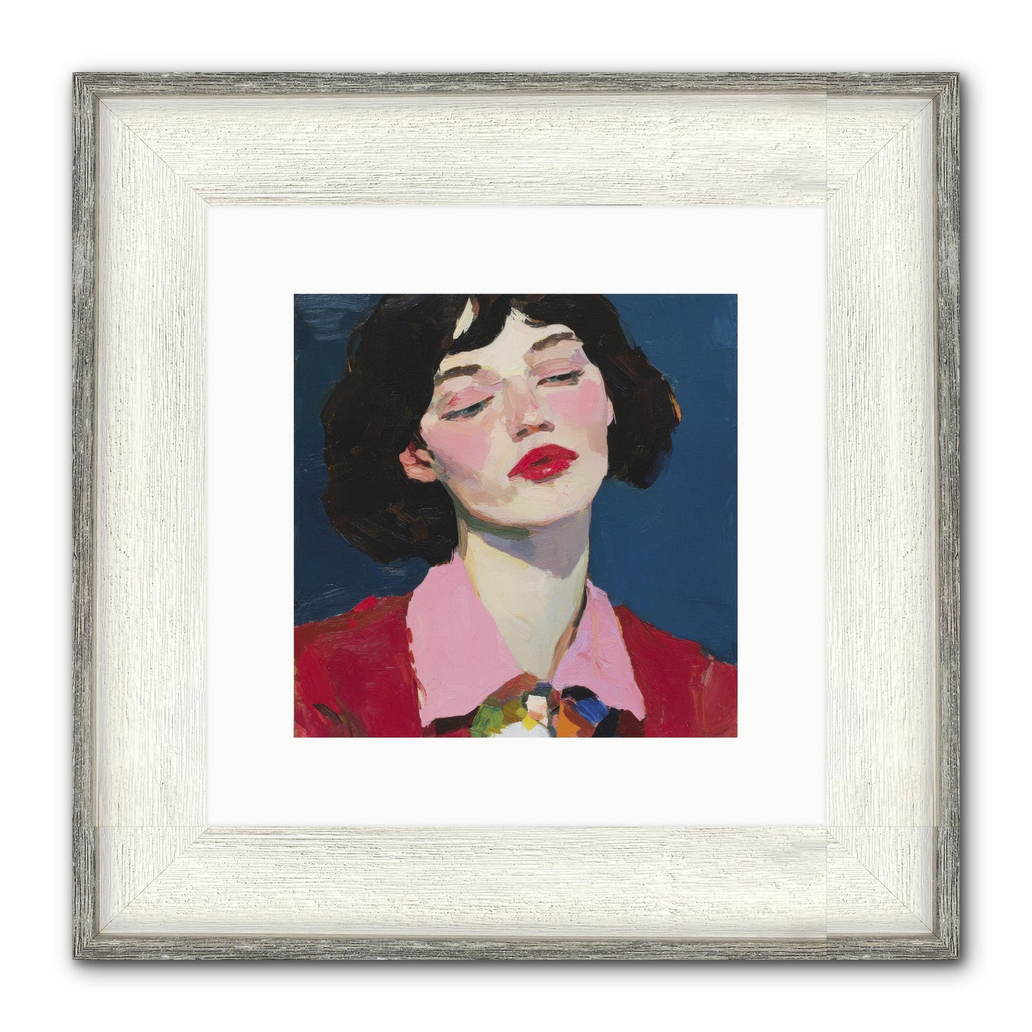 The Unapologetic Hour Framed Print - Driftwood White 10x10