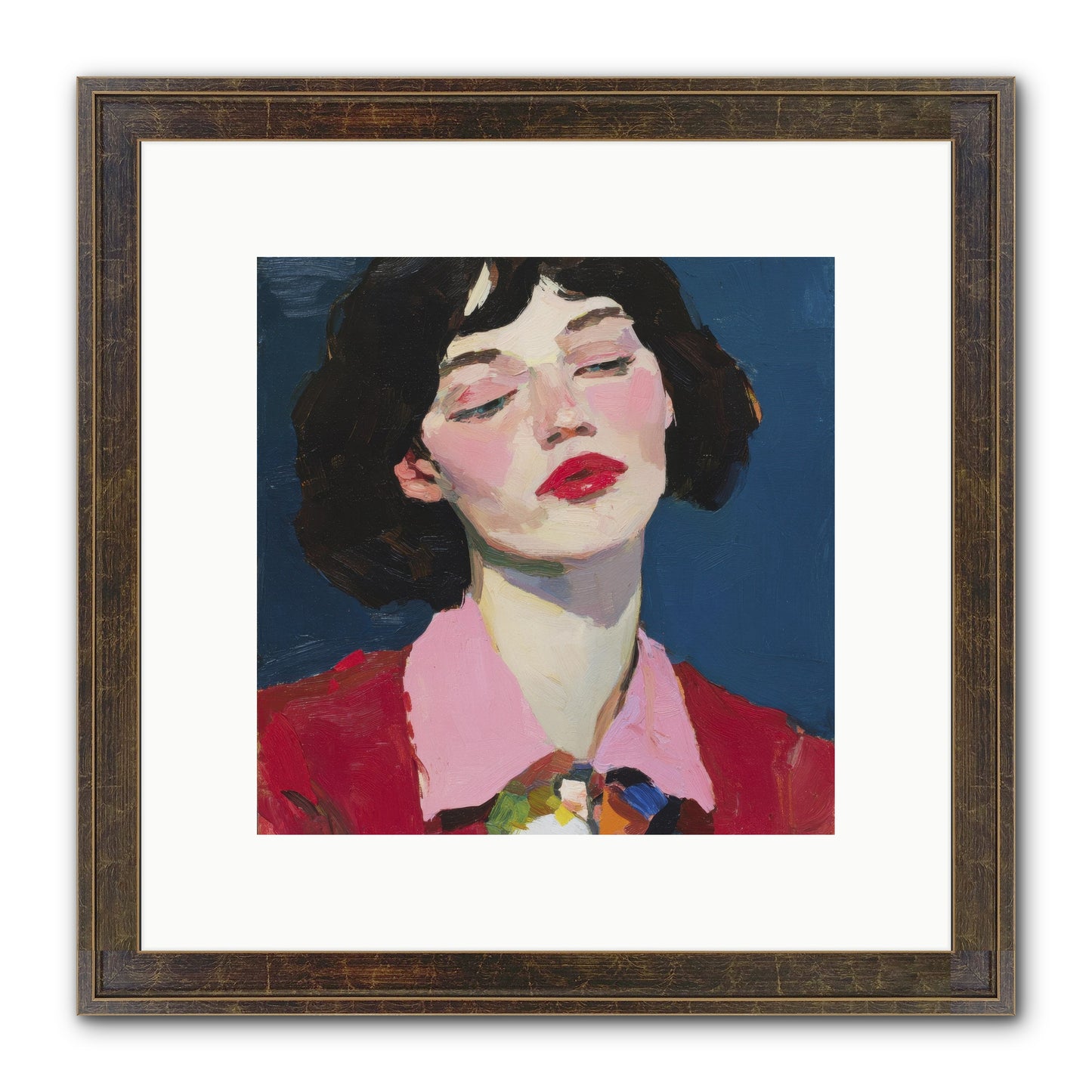 The Unapologetic Hour Framed Print - Slimwoods Black/Gold 10x10