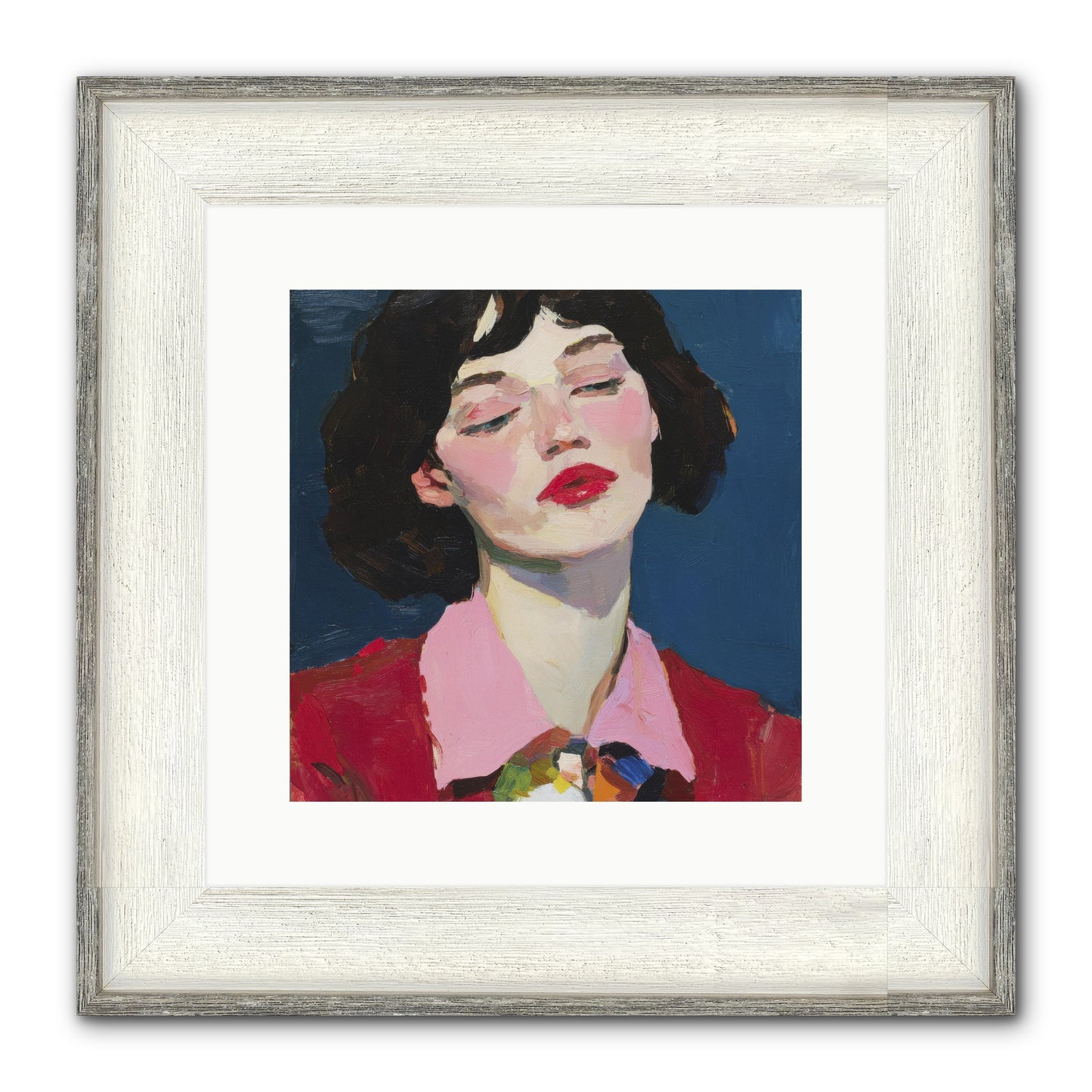The Unapologetic Hour Framed Print - Driftwood White 12x12