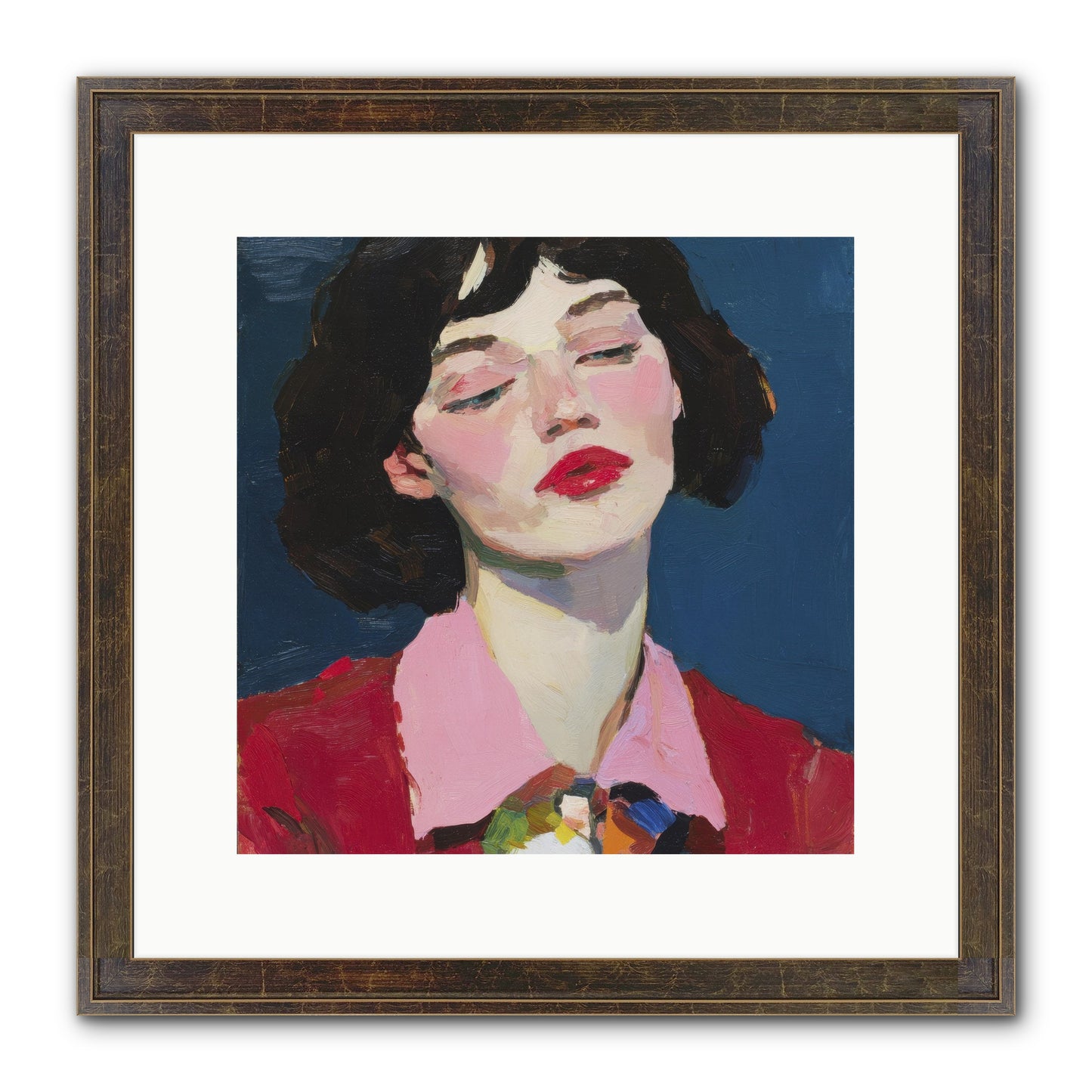 The Unapologetic Hour Framed Print - Slimwoods Black/Gold 12x12