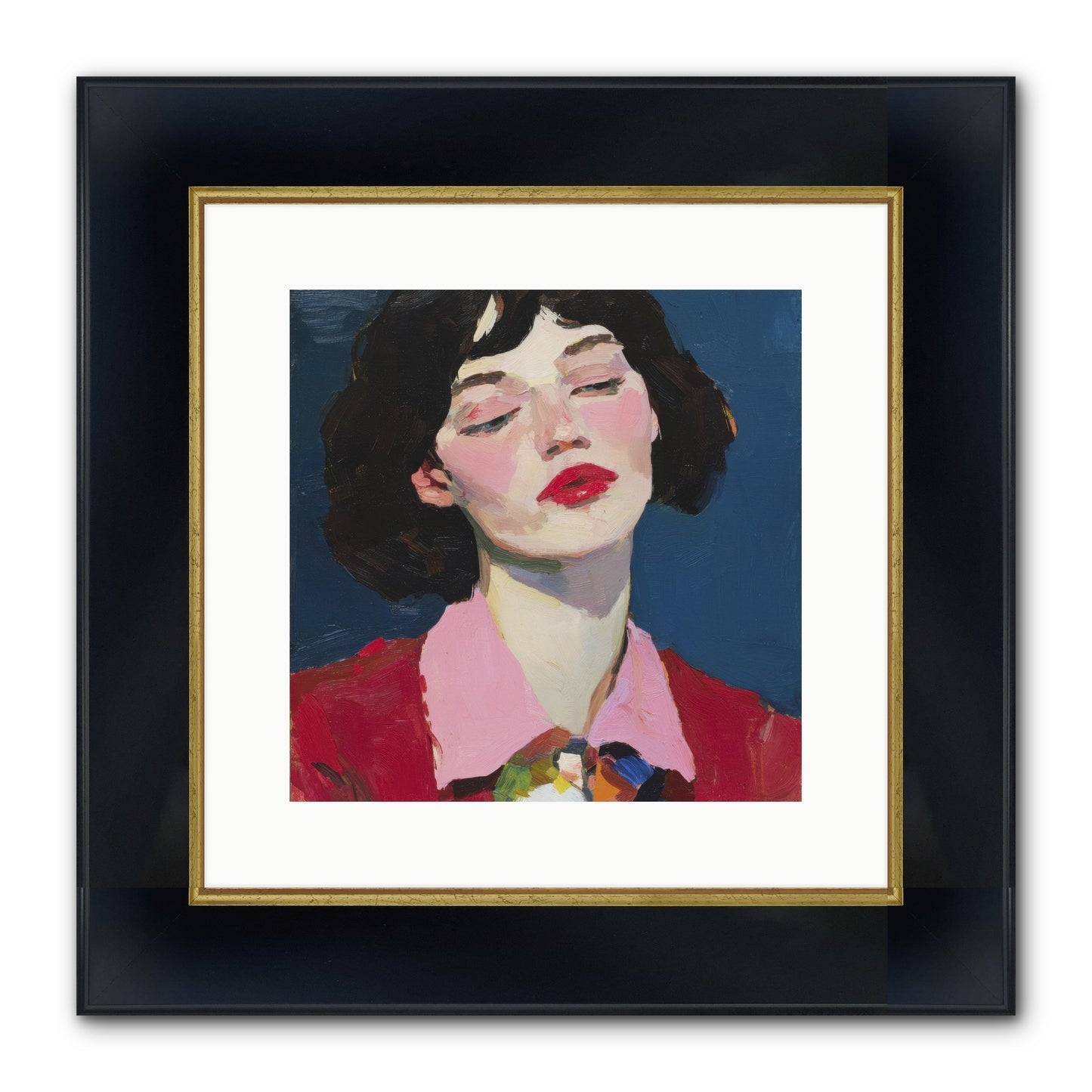 The Unapologetic Hour Framed Print - Wide Black w/Gold 12x12